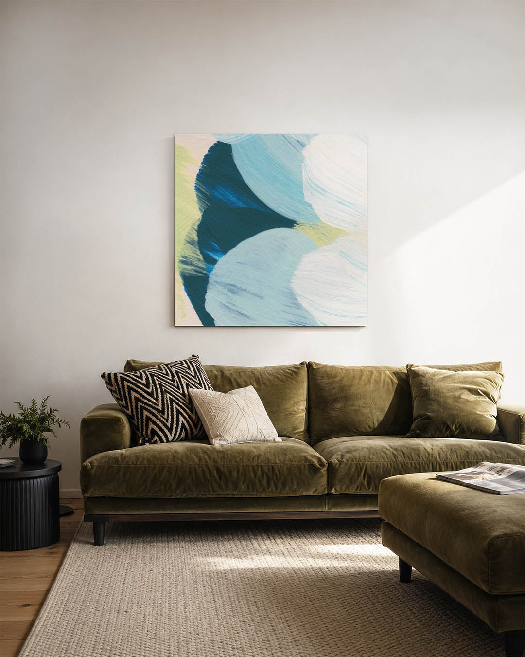 Organische kleurencompositie Kunstwerk