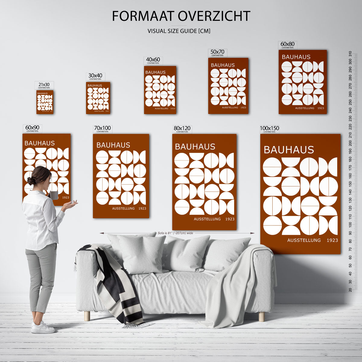 Vormen en vlakken Poster