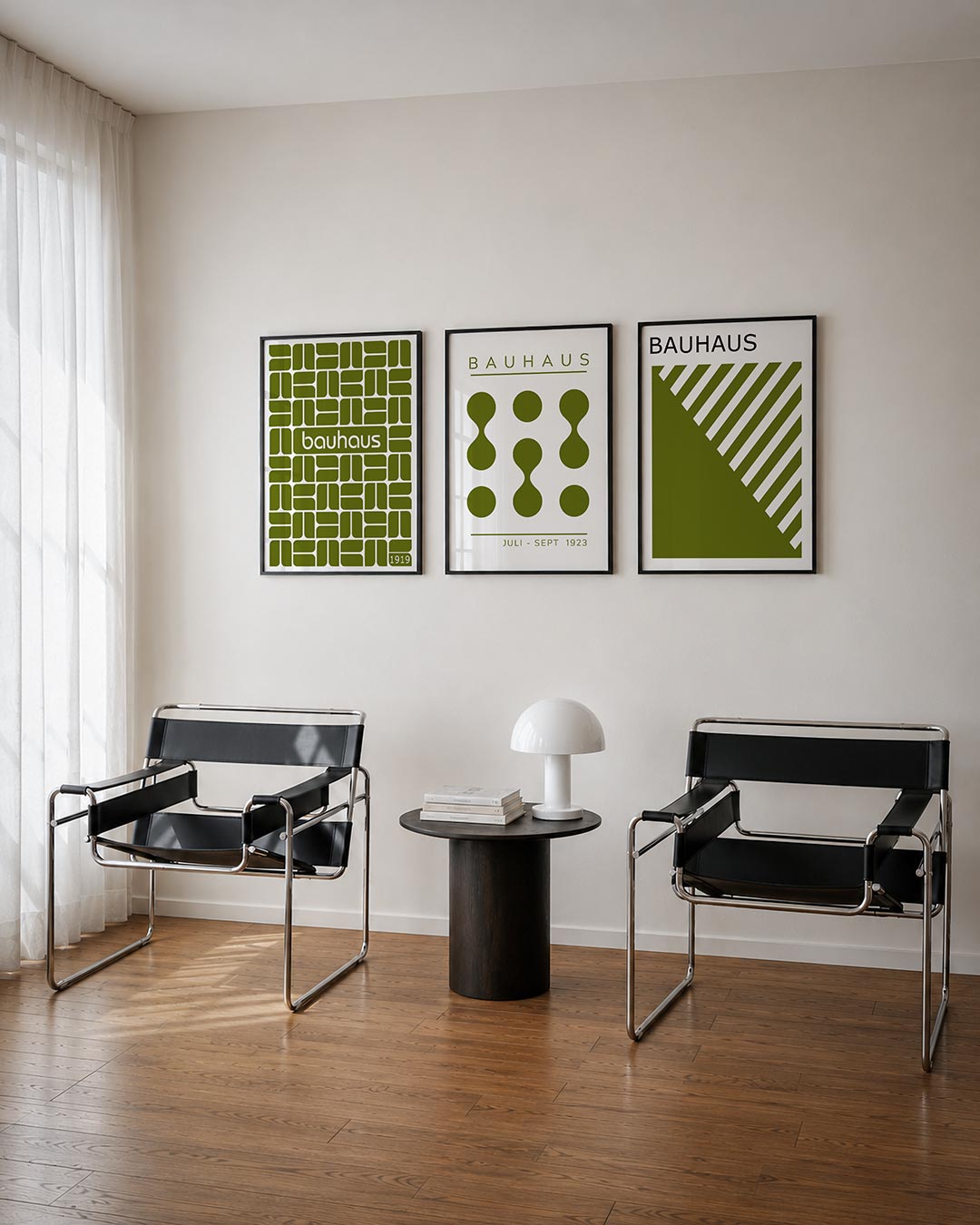 Vormritme en kleur Posterset