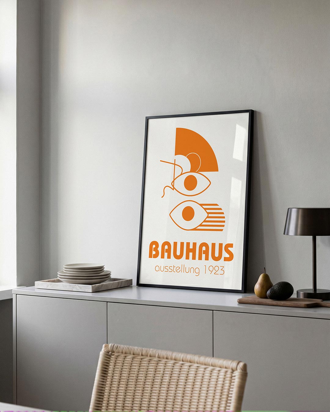 Oogvormen en lijnen Poster