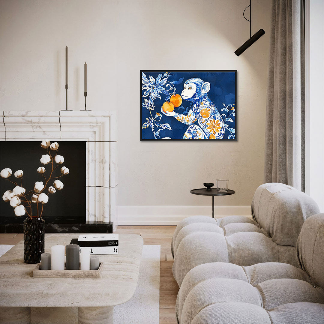 Dier met bloemen Kunstwerk