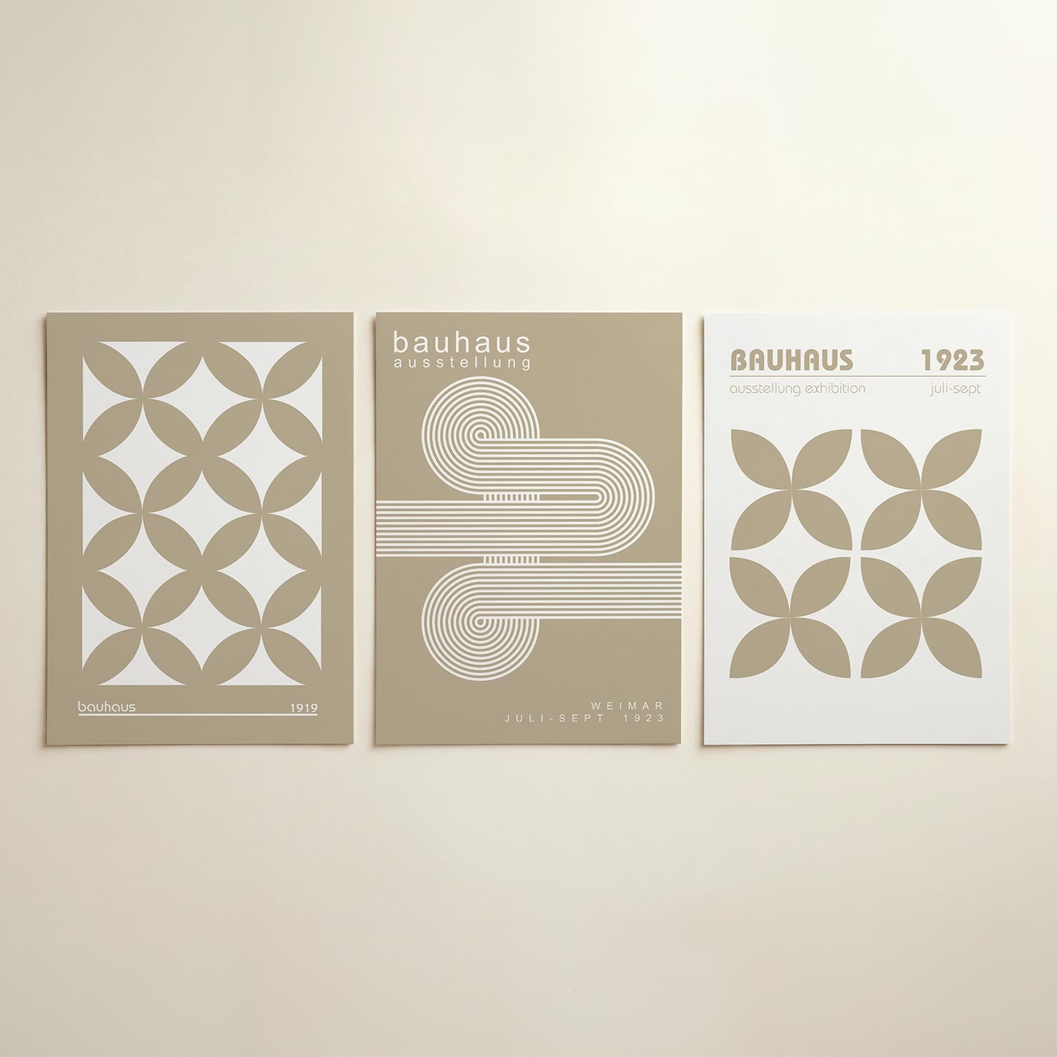 Vormritme en kleur Posterset