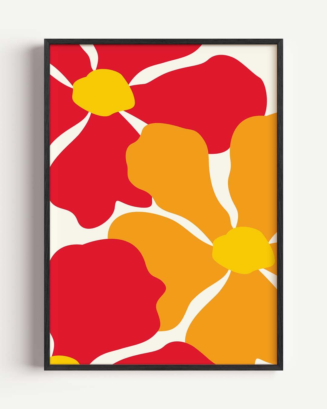 Bloemenpracht Kleurrijke Poster-WallArtistic
