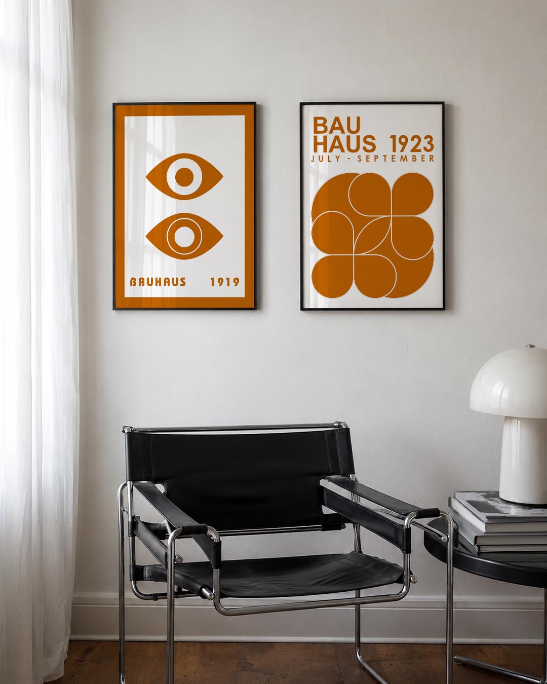 Oogvormen en lijnen Posterset