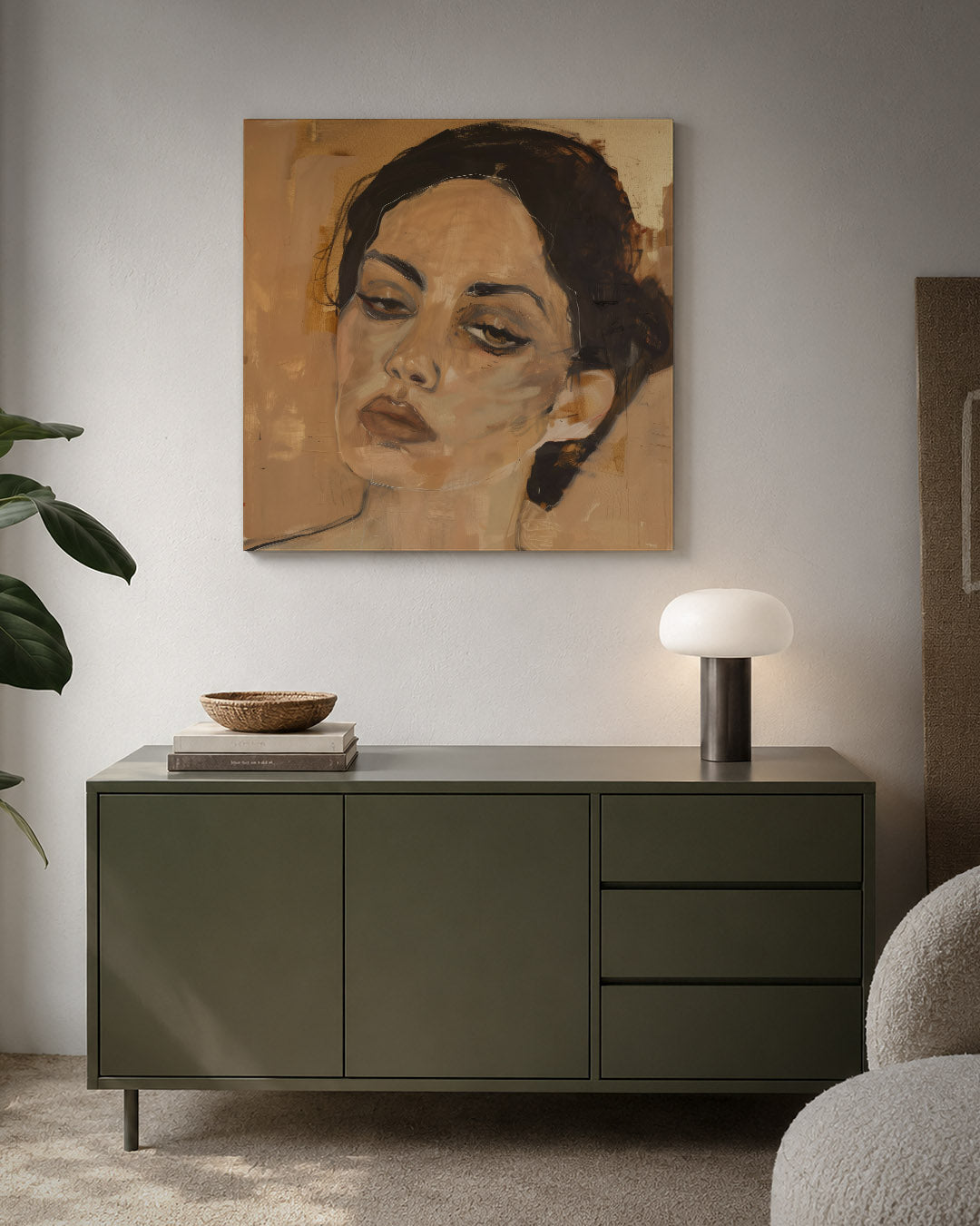 Portretstudie Kunstwerk