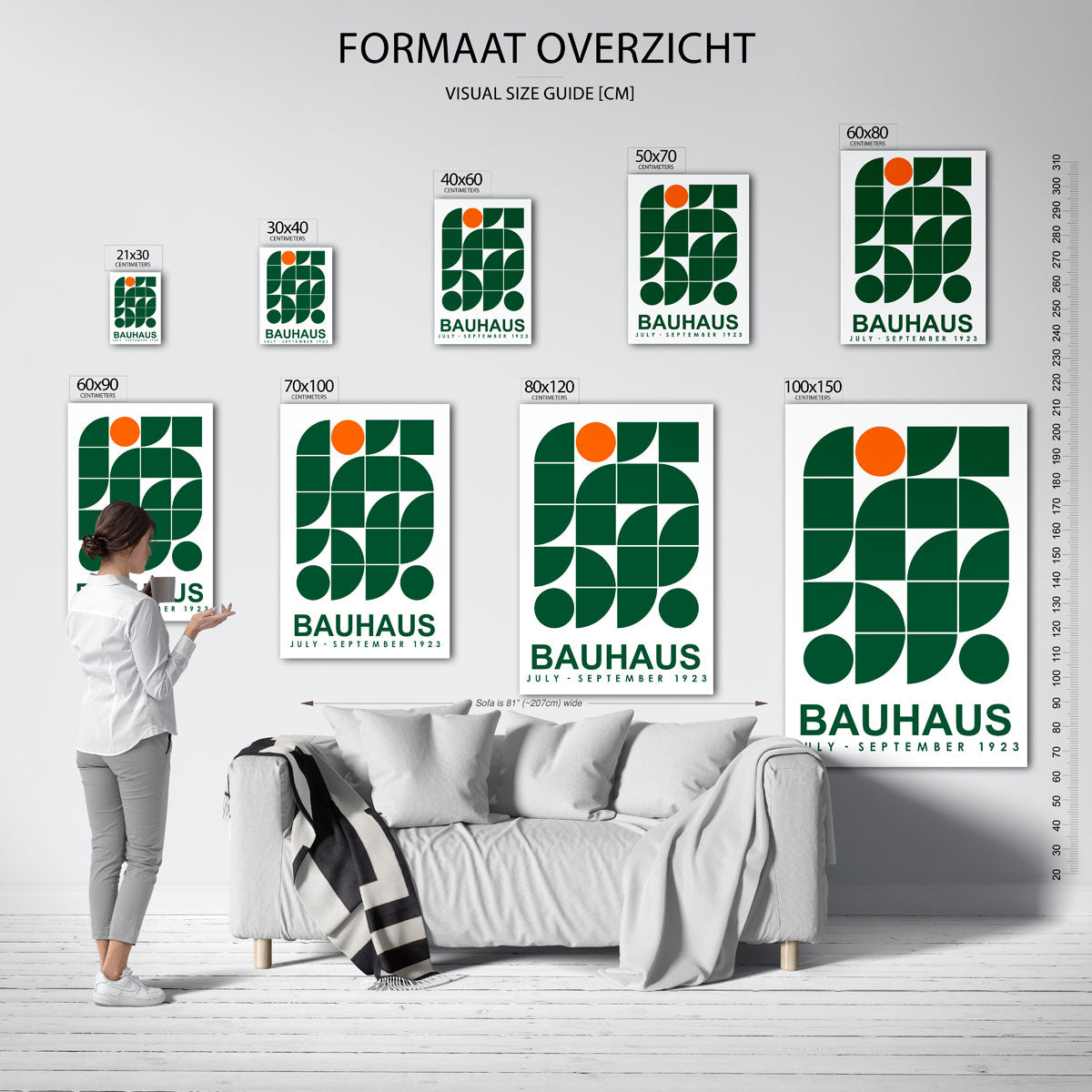 Vormen en vlakken Poster