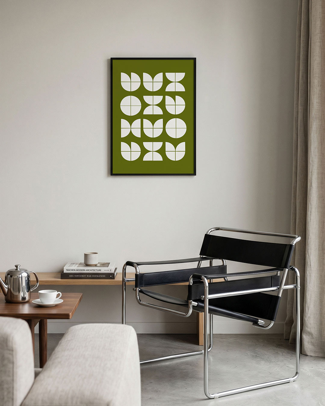 Vormritme en kleur Poster