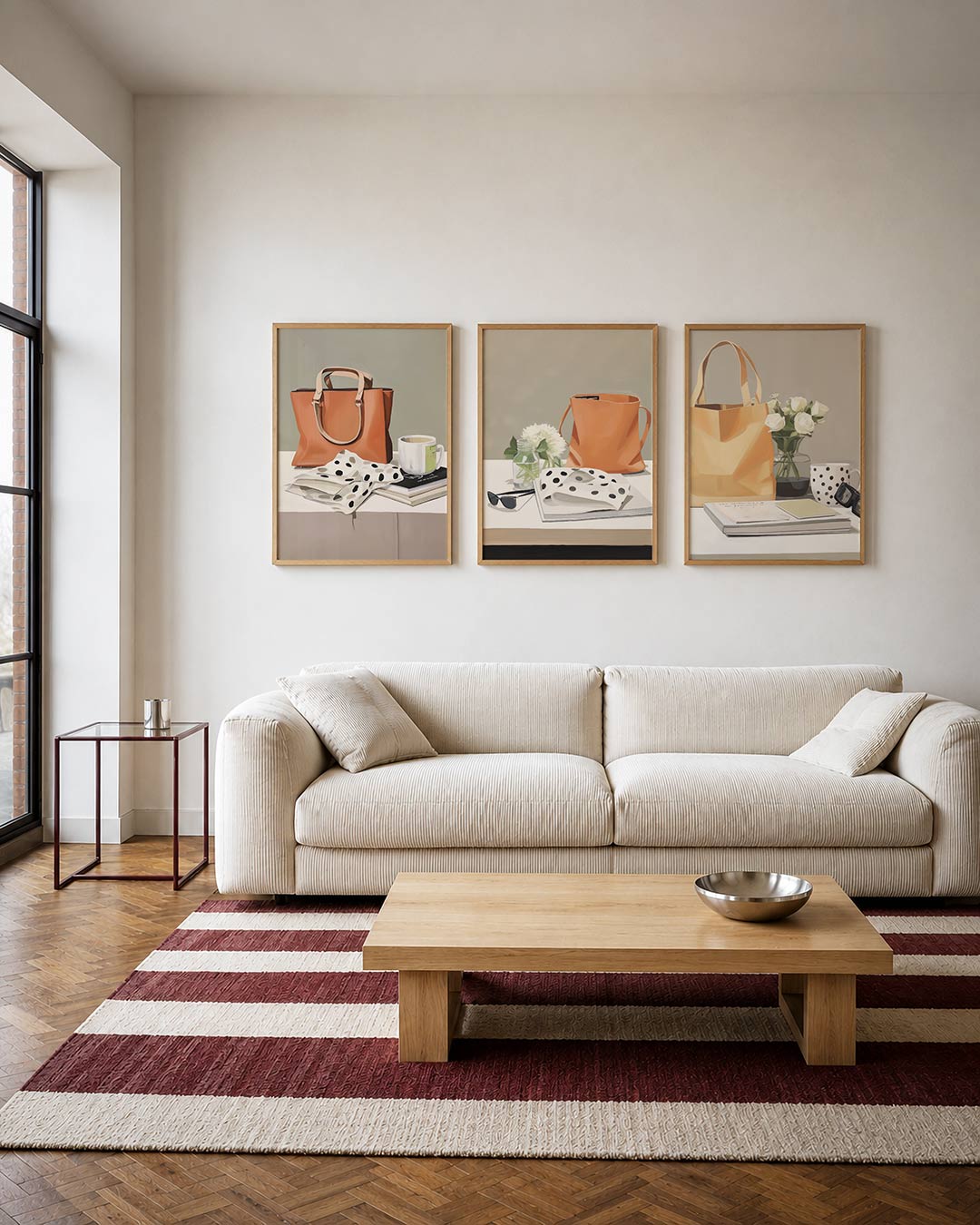 Stilleven met tas Posterset
