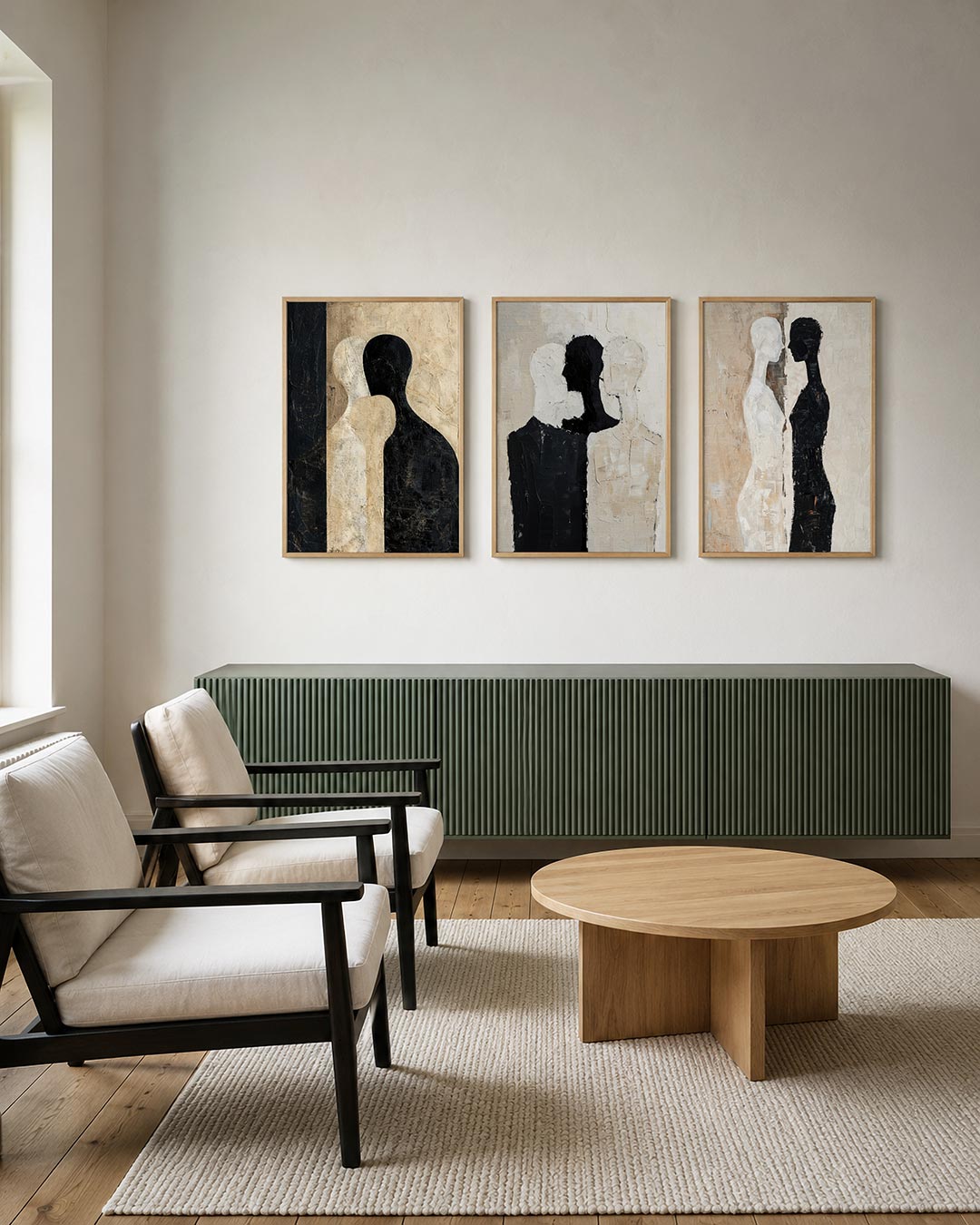 Vorm en schaduw Posterset
