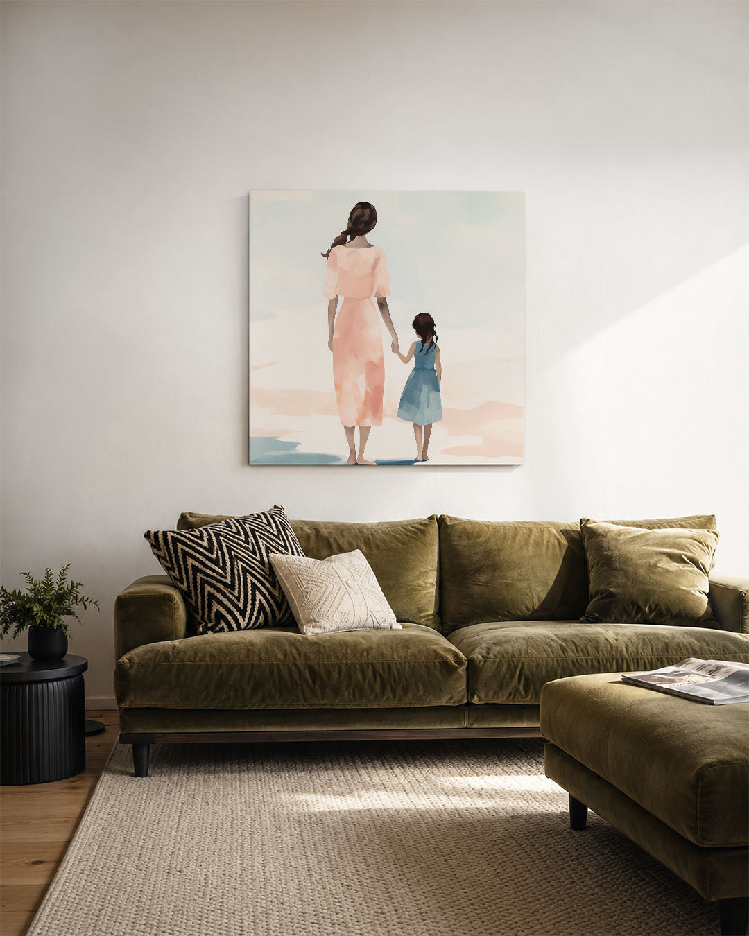Moeder en kind Kunstwerk
