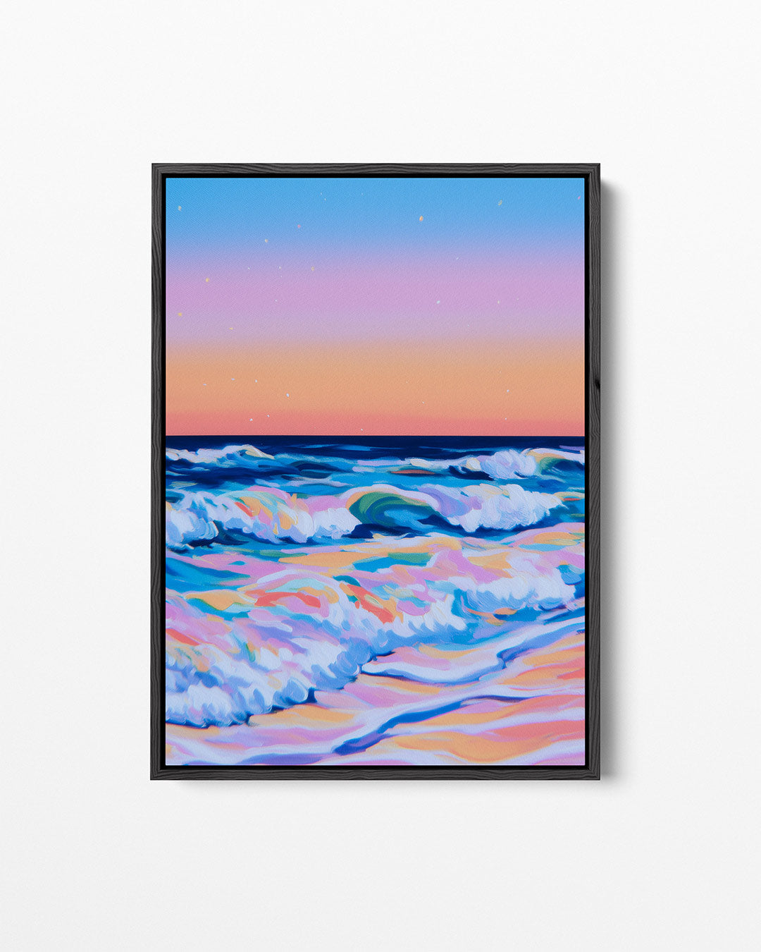 Kleurrijke zeezichten Kunstwerk