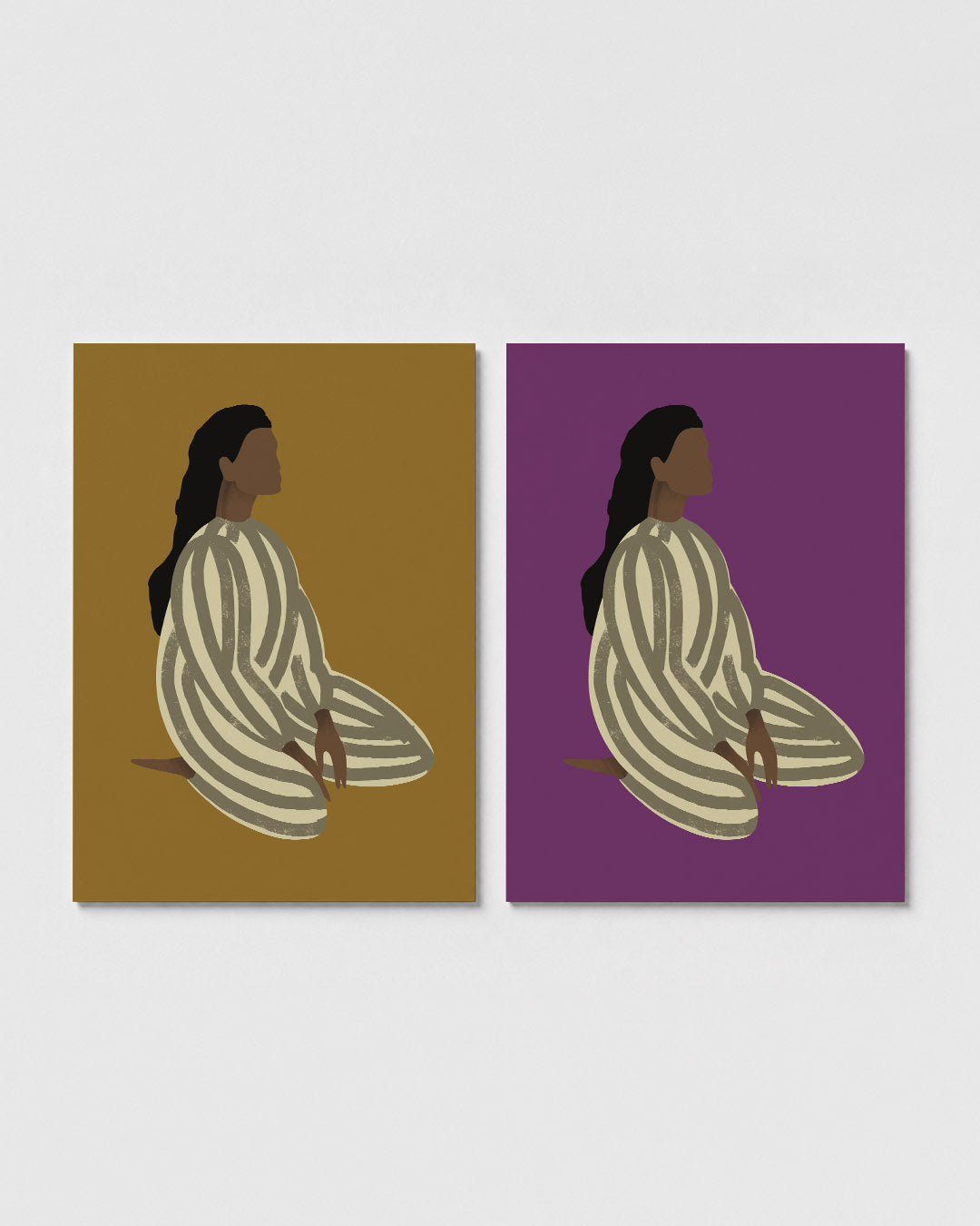 Gestreepte harmonie Posterset
