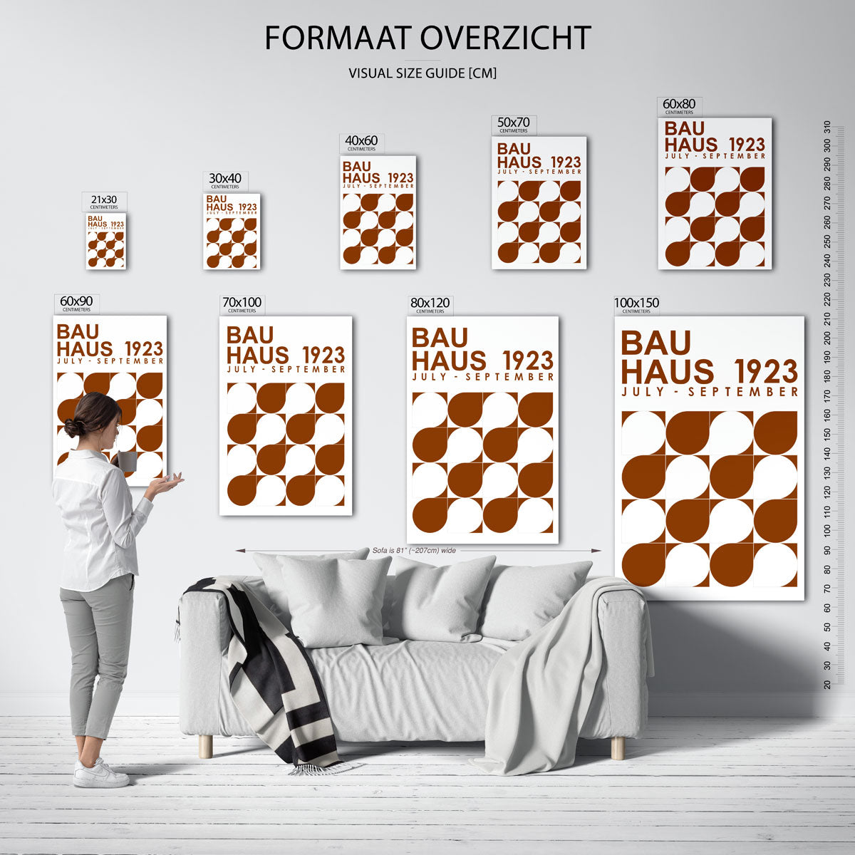 Vormen en vlakken Poster