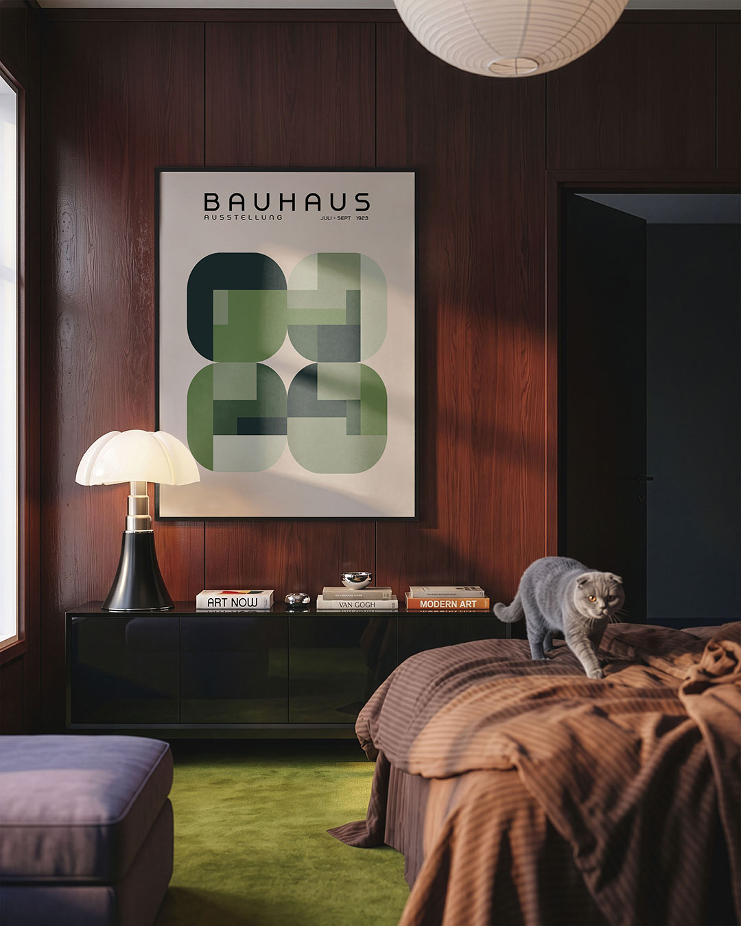 Vormritme en kleur Poster