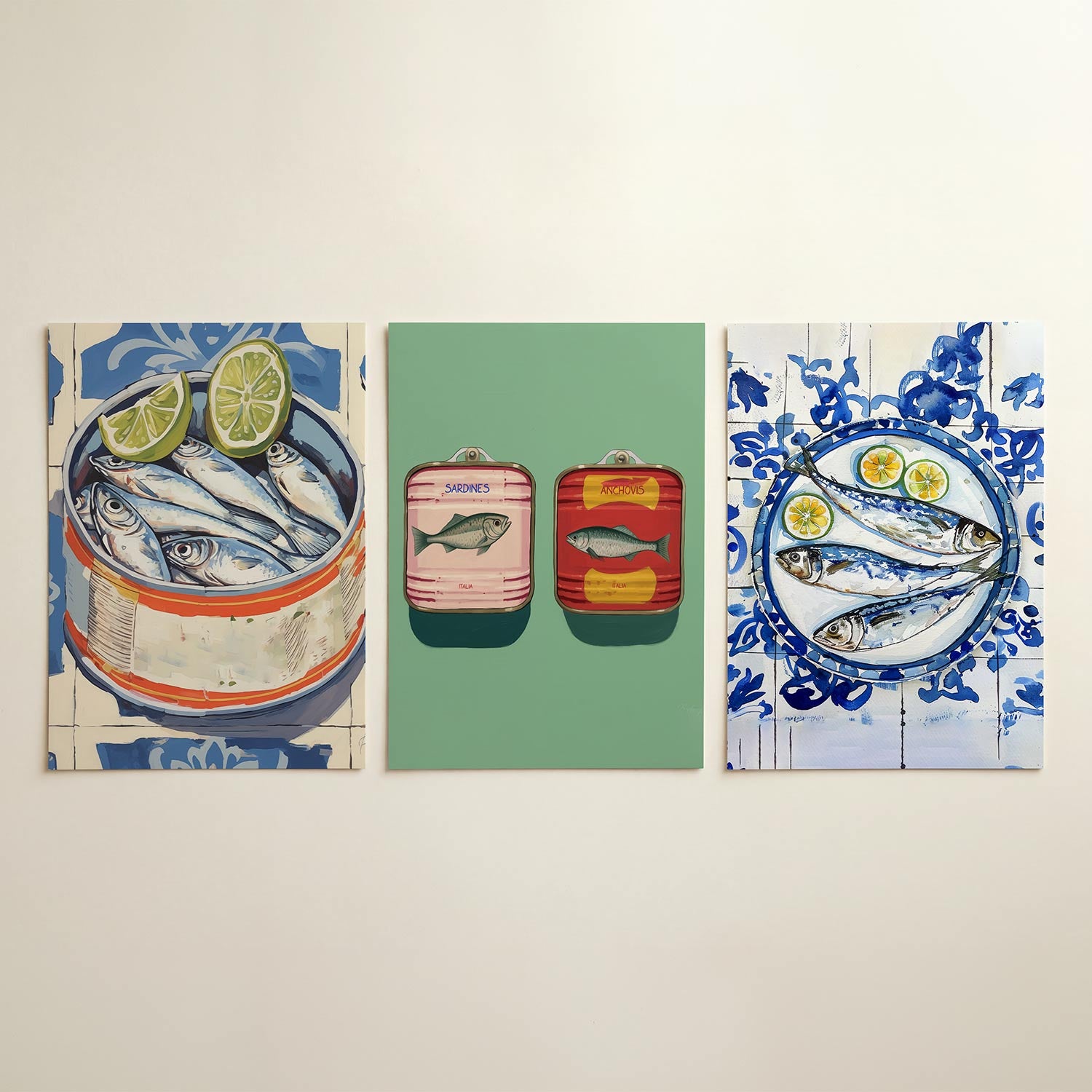Vorm en kleurenspel Posterset