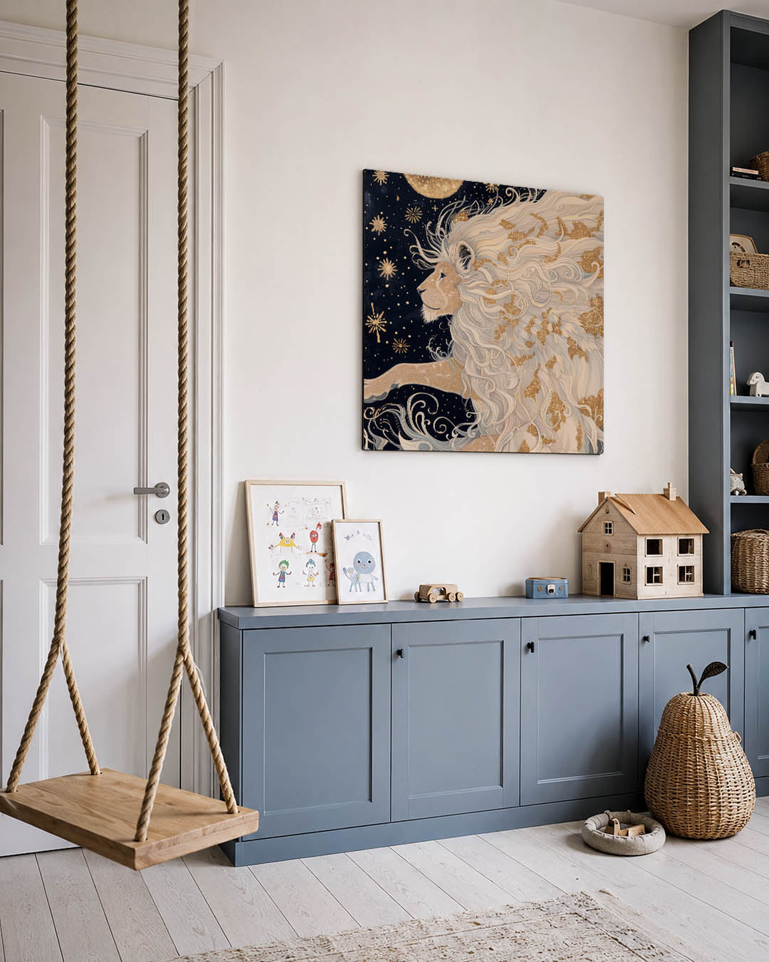 Leeuw met sterren Kunstwerk