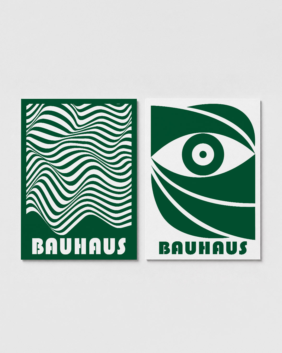 Golvend lijnenspel Posterset