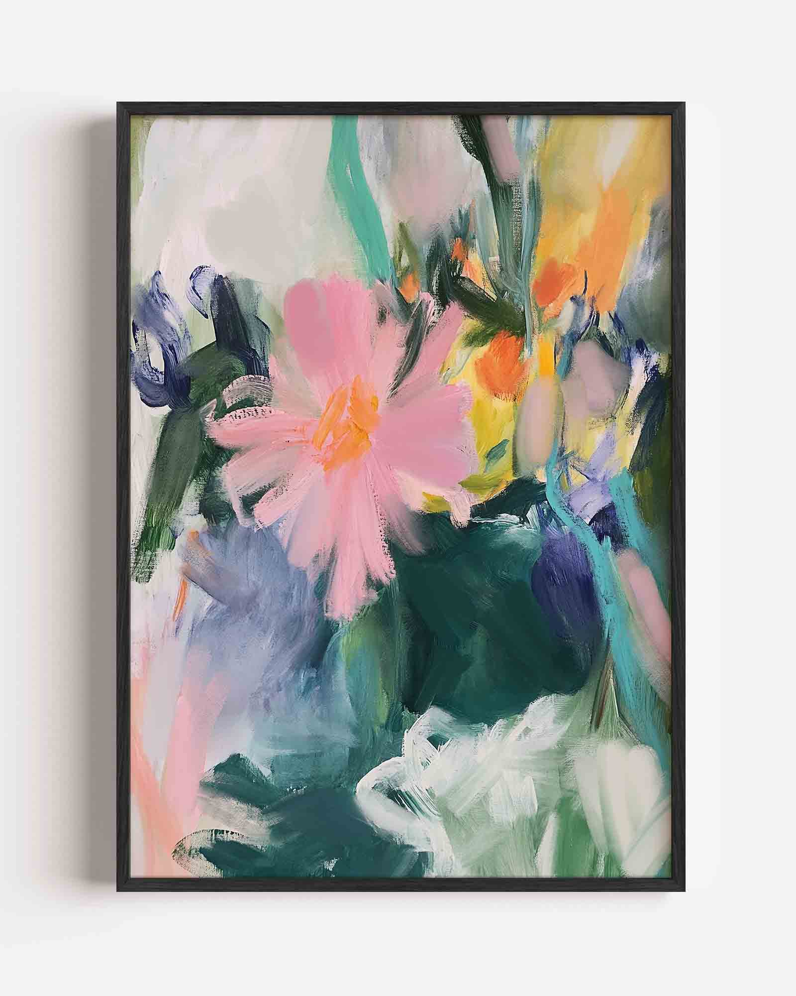Bloemen en bladeren Poster