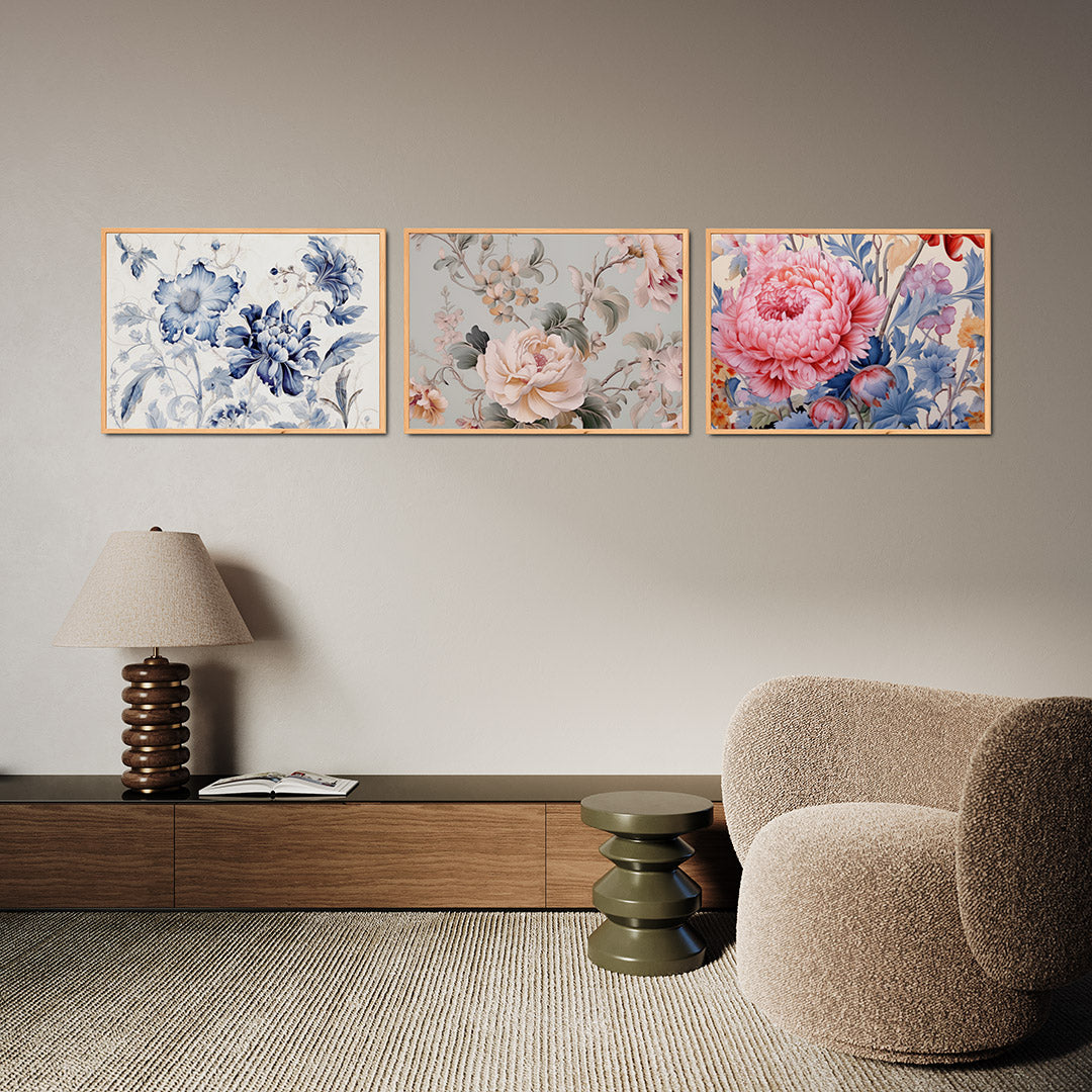 Bloemrijke harmonie Posterset