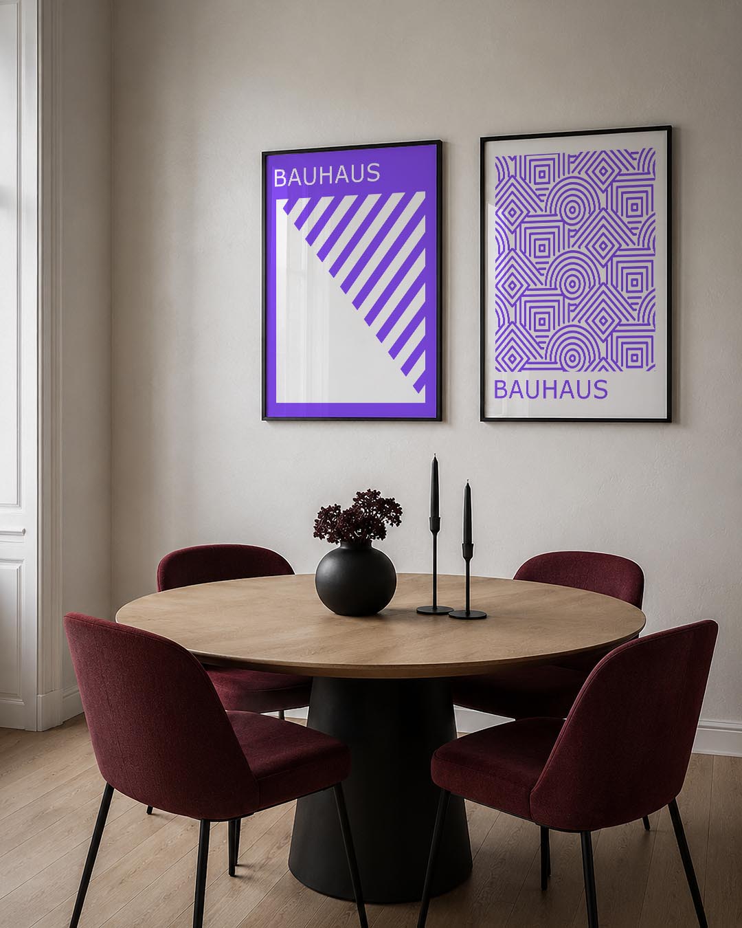 Diagonal lijnen Posterset