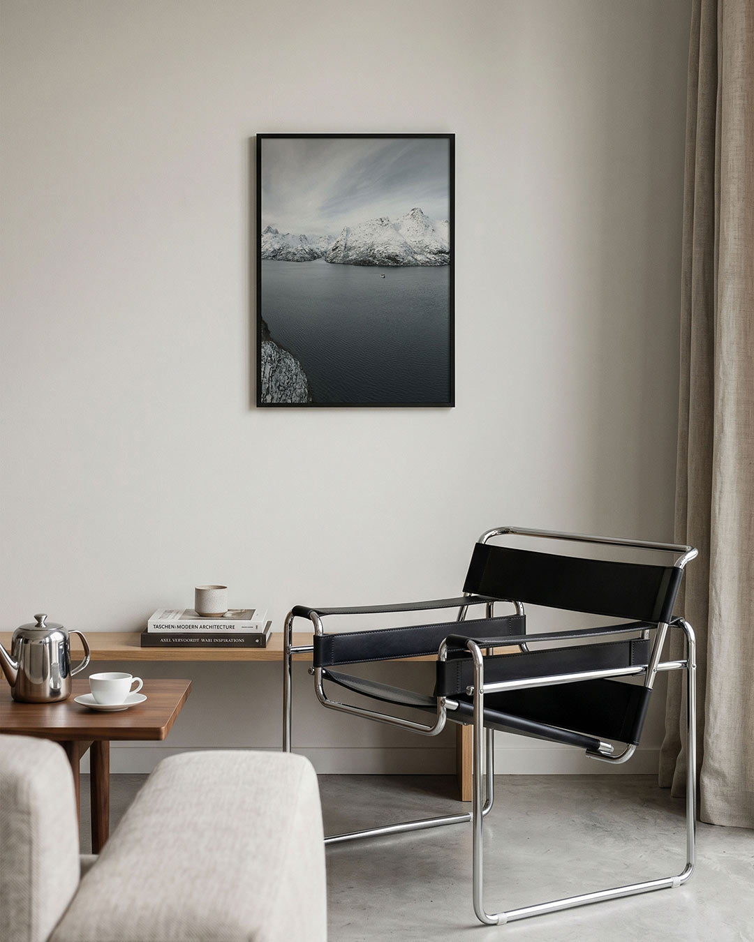Rustige berglandschap Poster