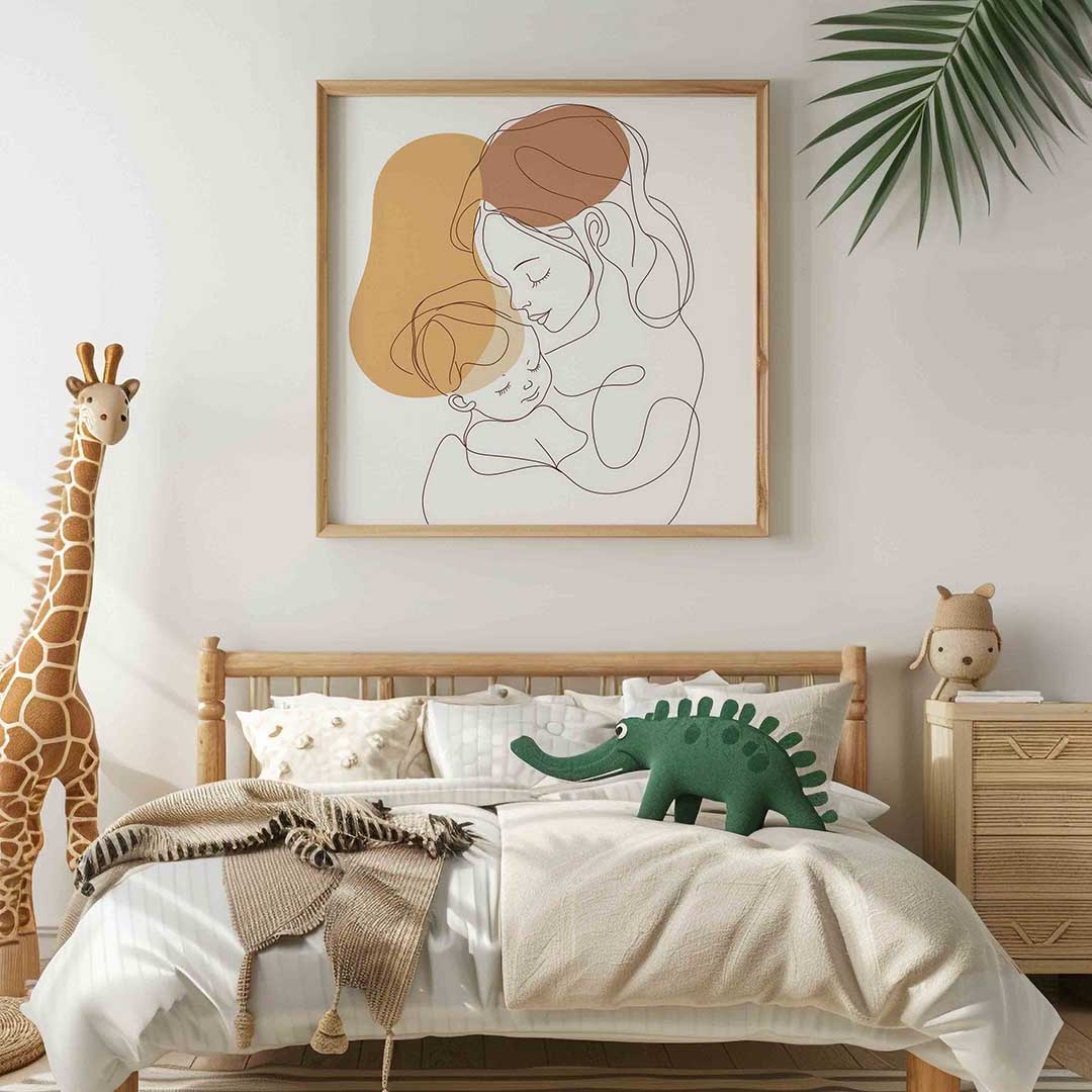 Moeder en kind Poster