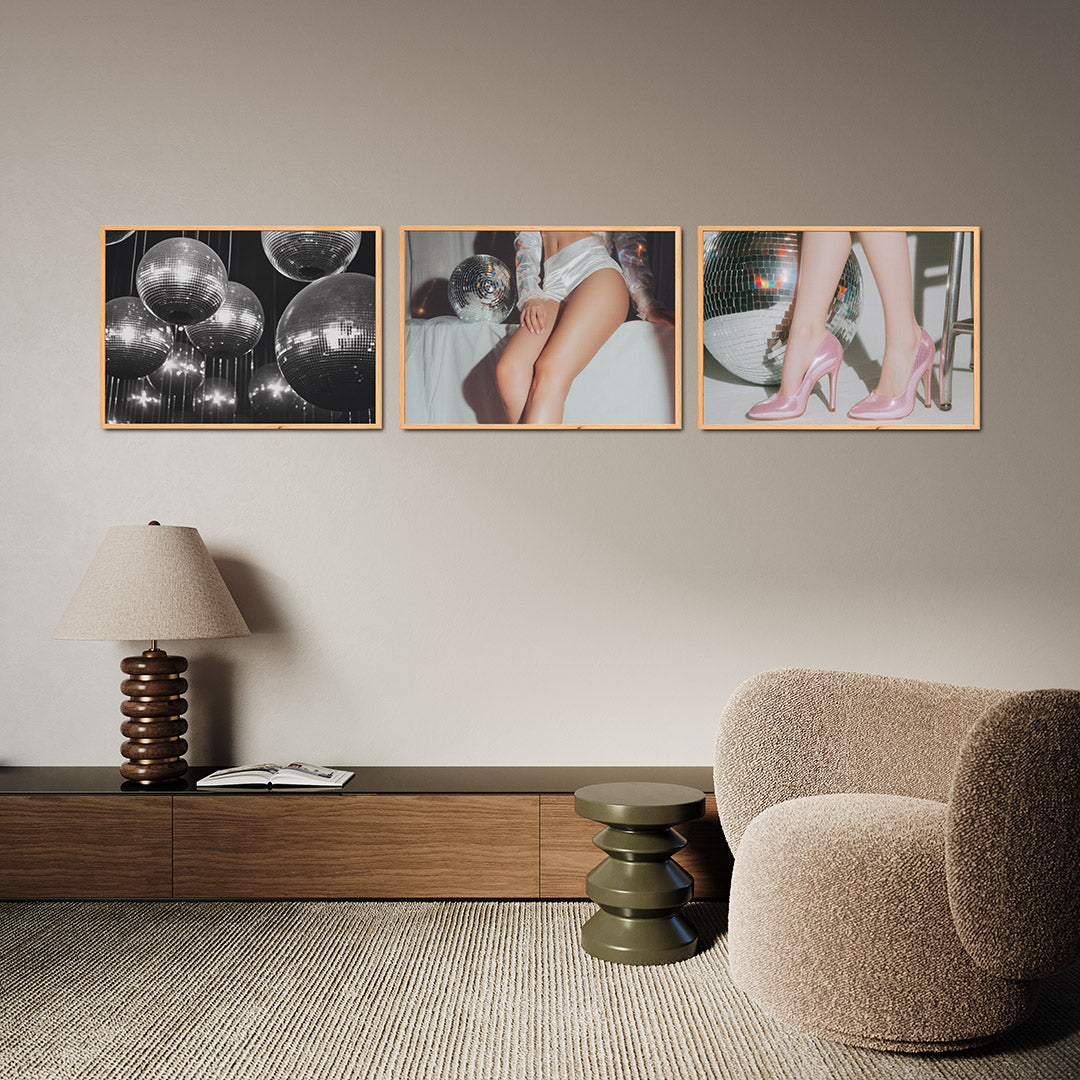 Spiegelbol ritme Posterset