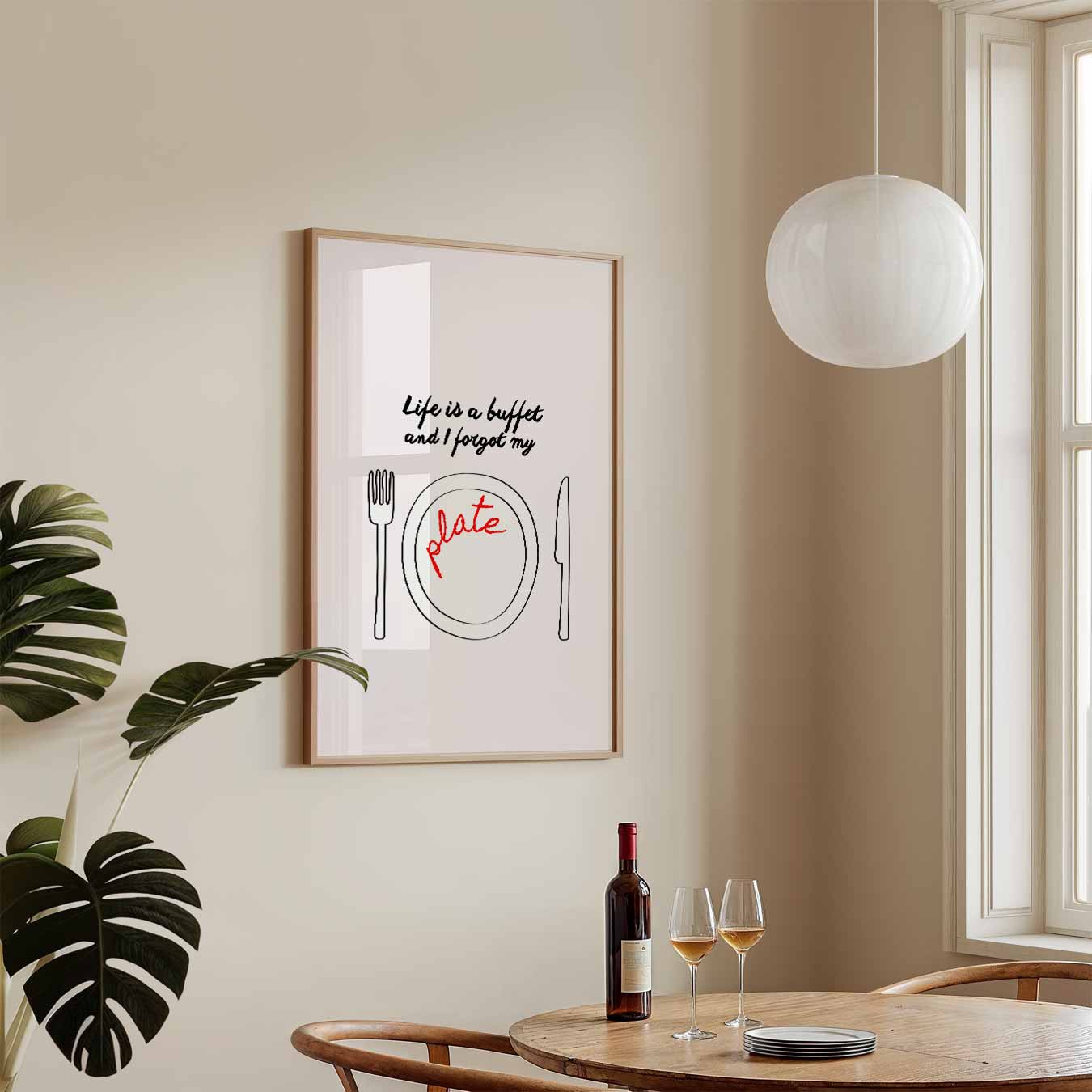 Life is a Buffet Poster-WallArtistic