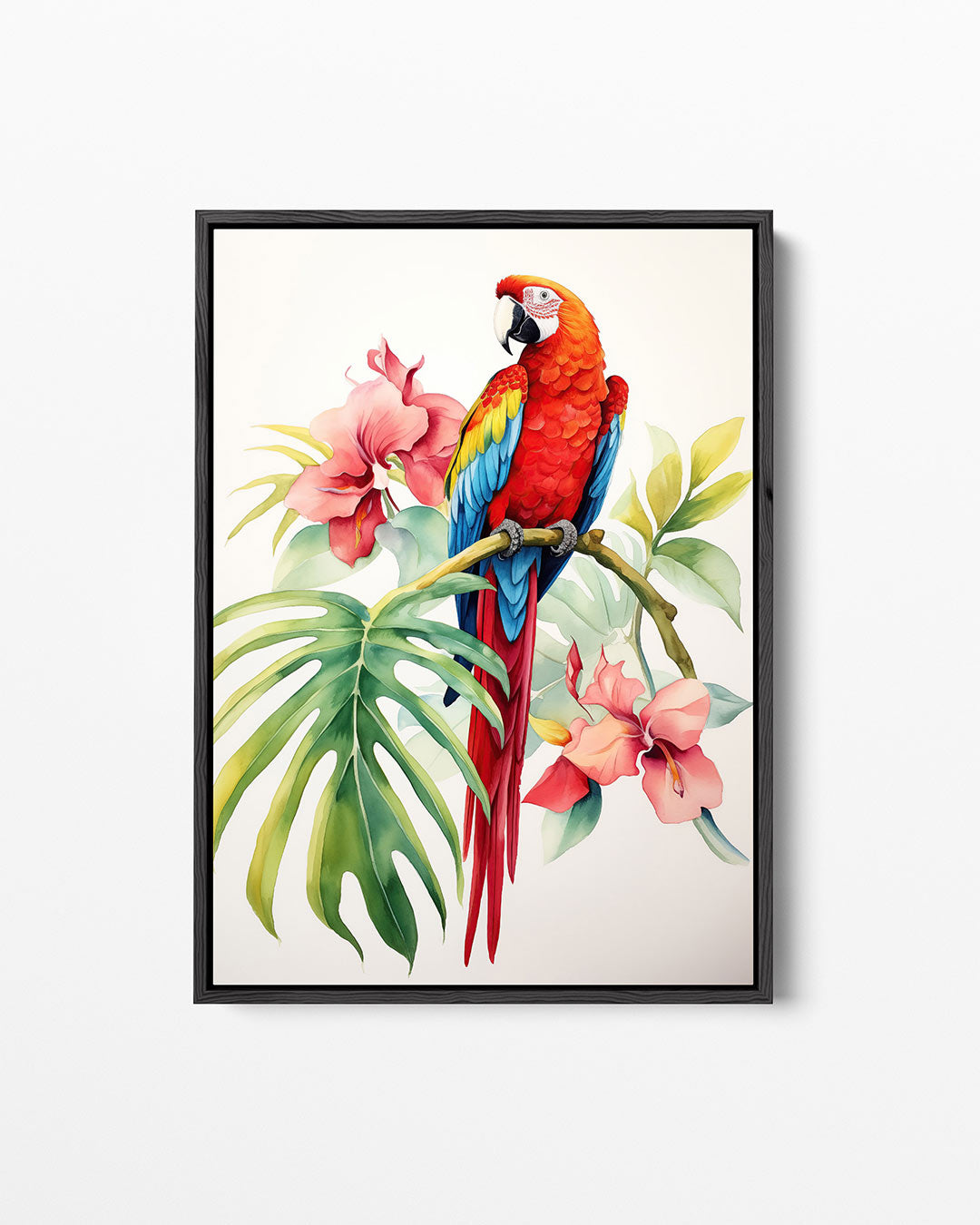 Vrolijke papegaai Kunstwerk