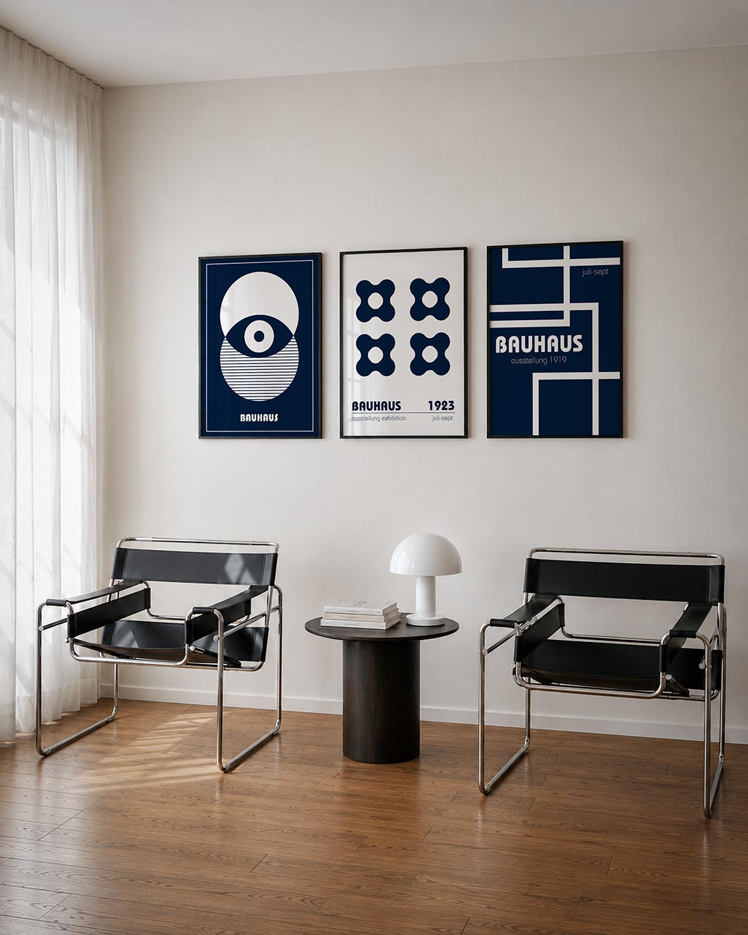 Cirkel en strepen Posterset