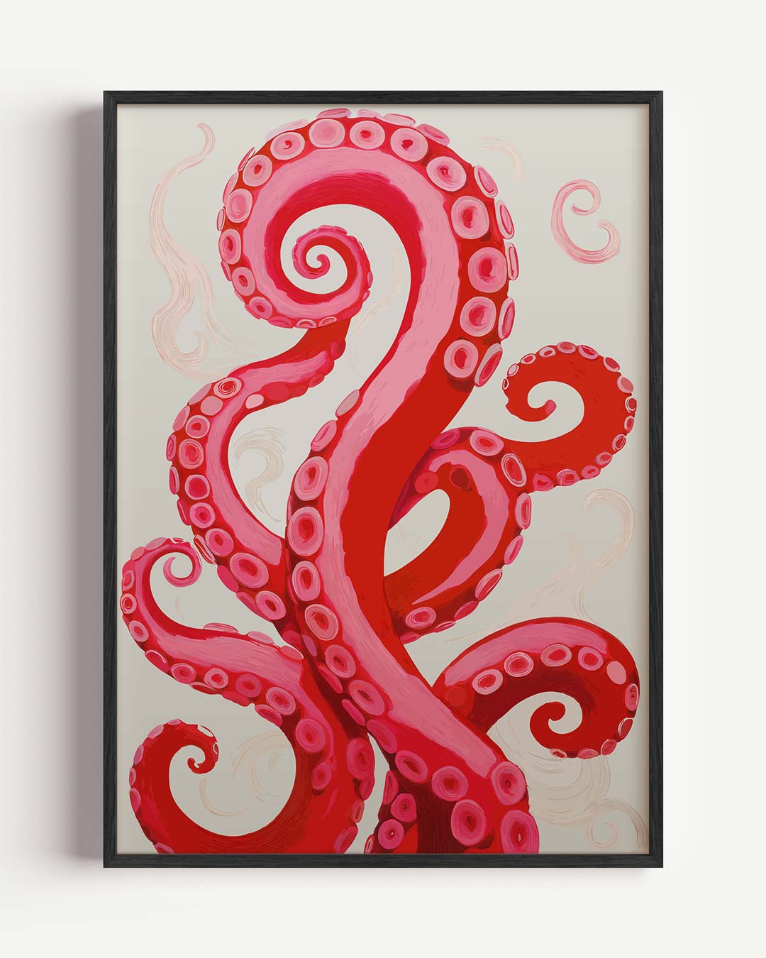 Dromerige Octopus Tentakels Poster-WallArtistic