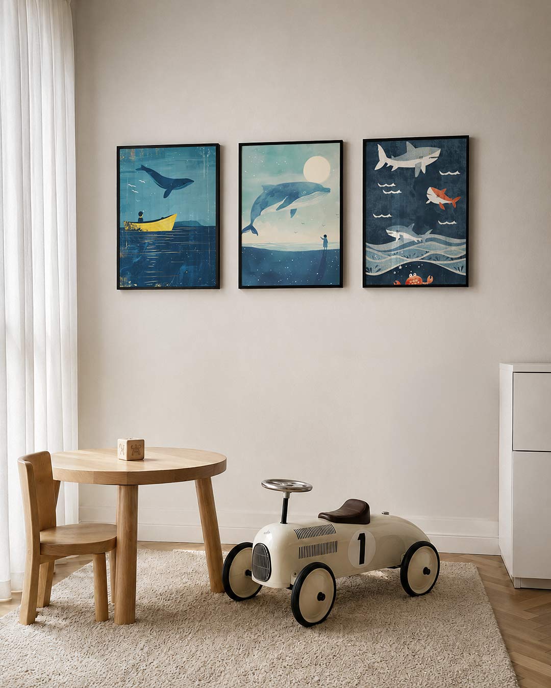 Zee en lucht Posterset