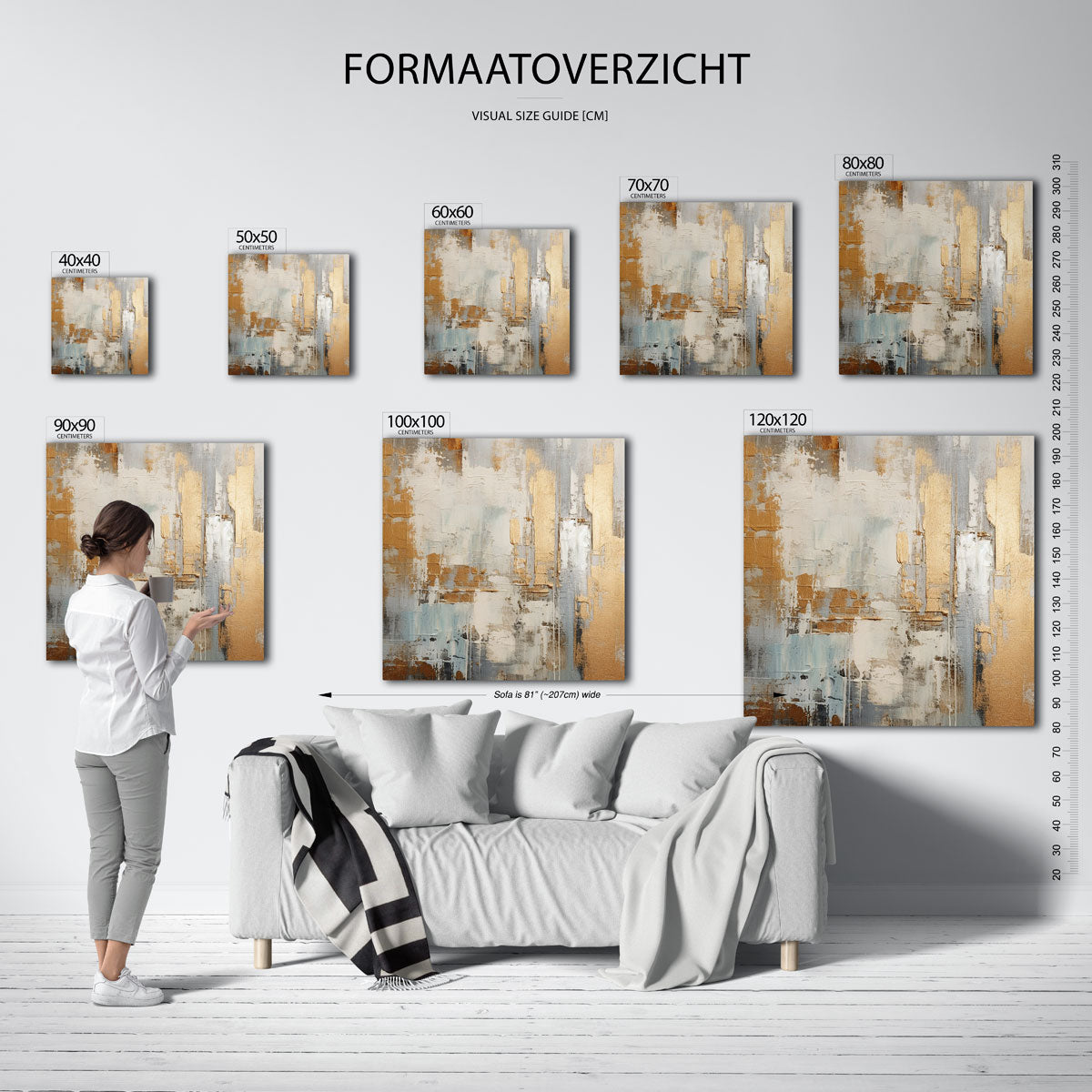 Abstracte textuur Poster