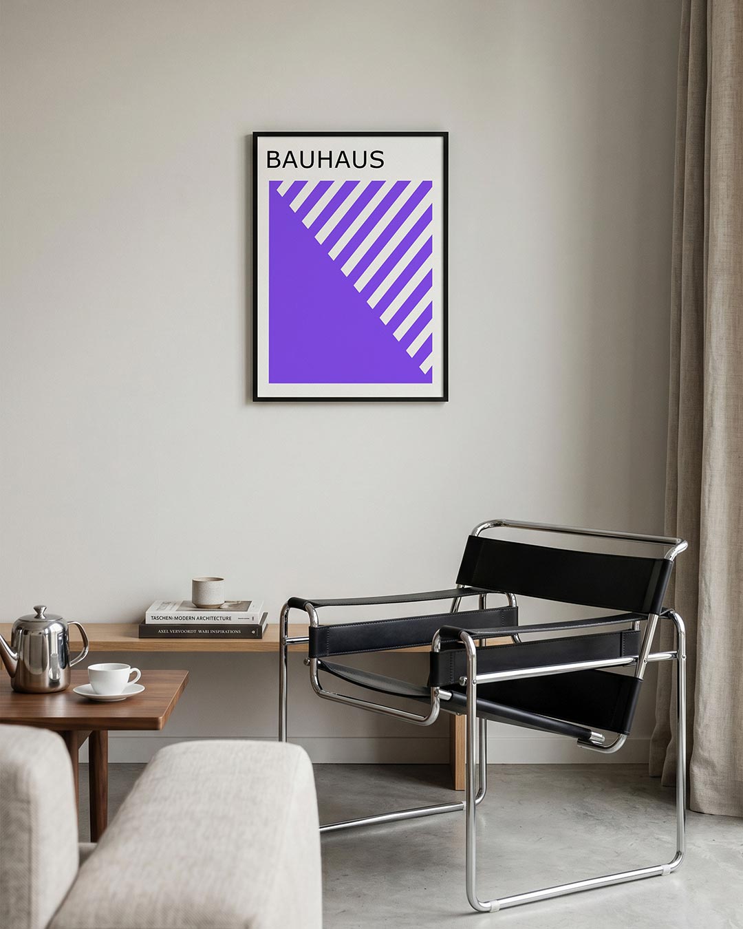 Diagonal lijnen Poster
