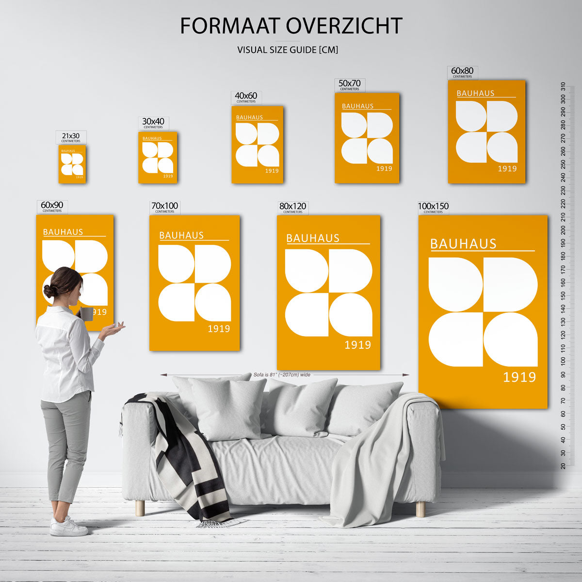 Vorm en kleur Poster