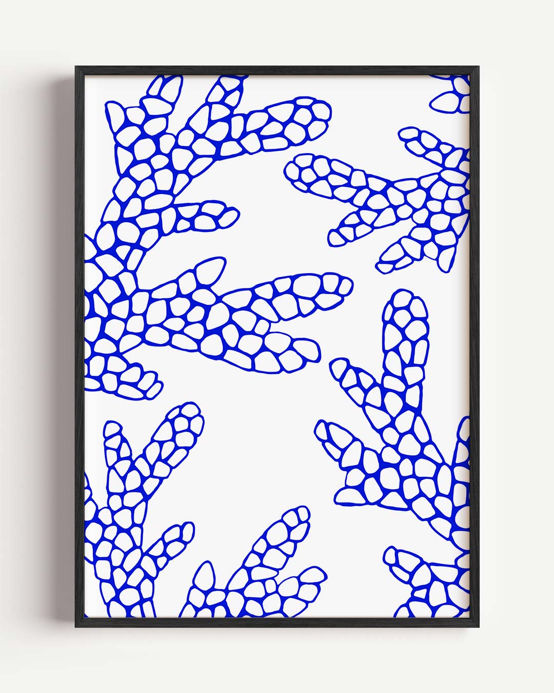 Trendy Koraalprint Poster-WallArtistic