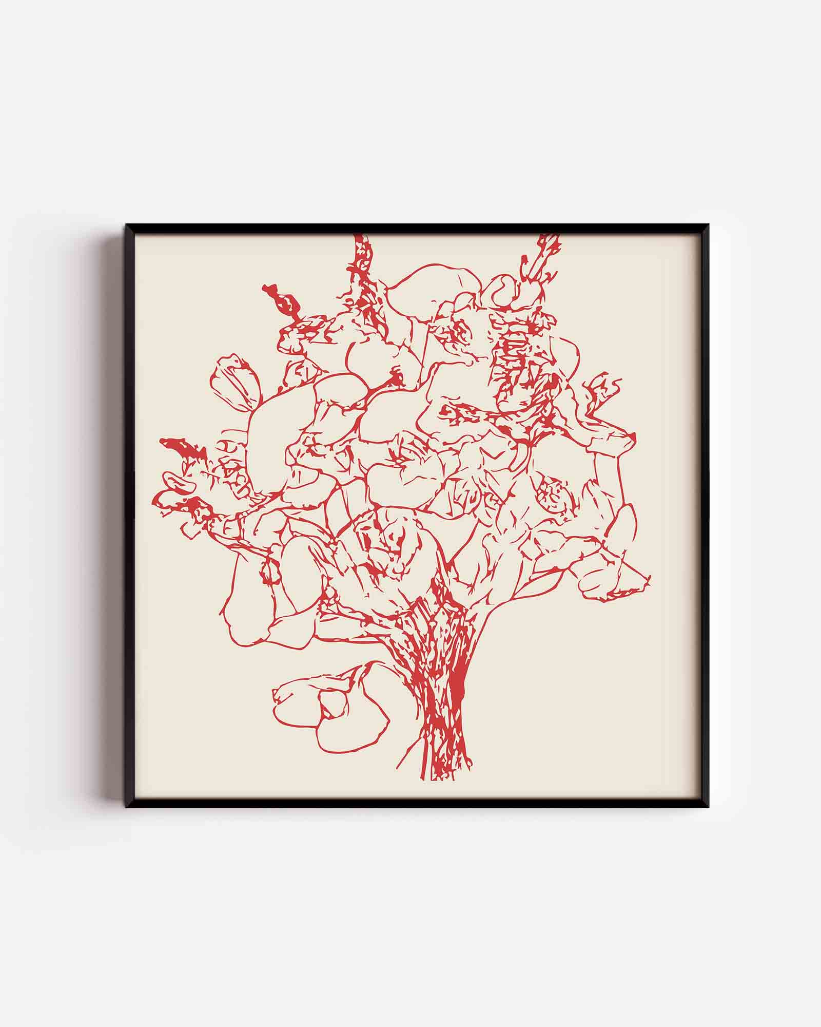 Bloemmotief Poster