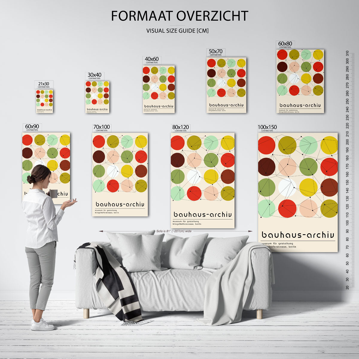 Cirkelnetwerk Poster