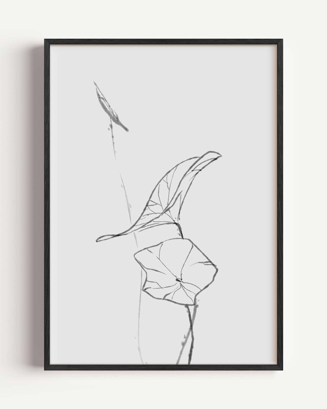 Elegante Bladvormen Poster-WallArtistic