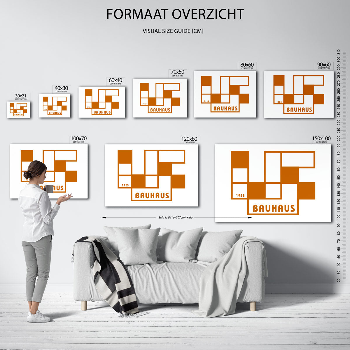 Vormen en vlaken Poster