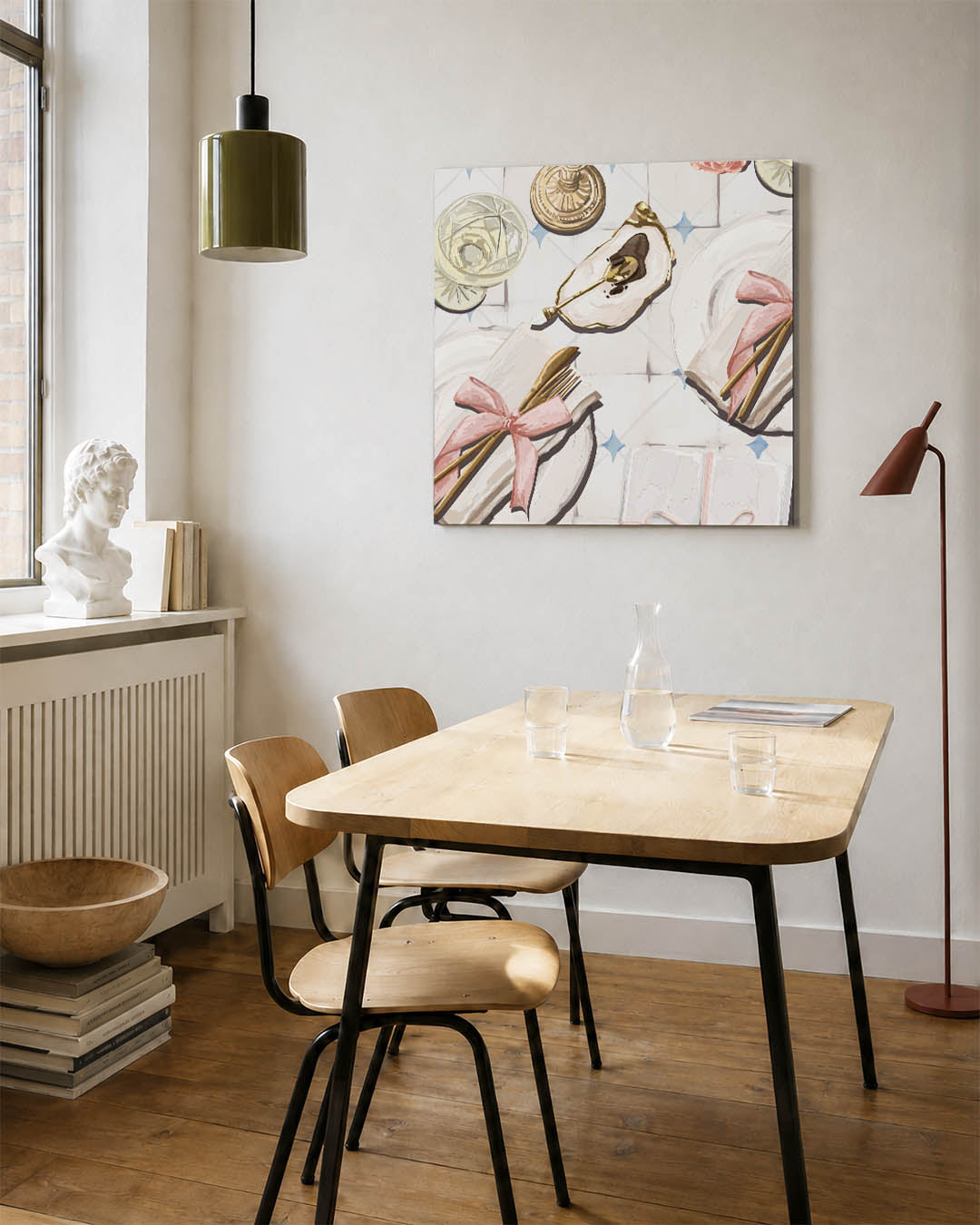 Elegante tafelscène Kunstwerk