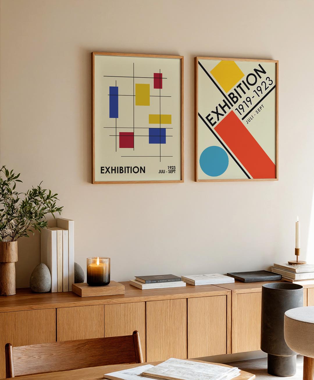 Kleur en lijnen Posterset