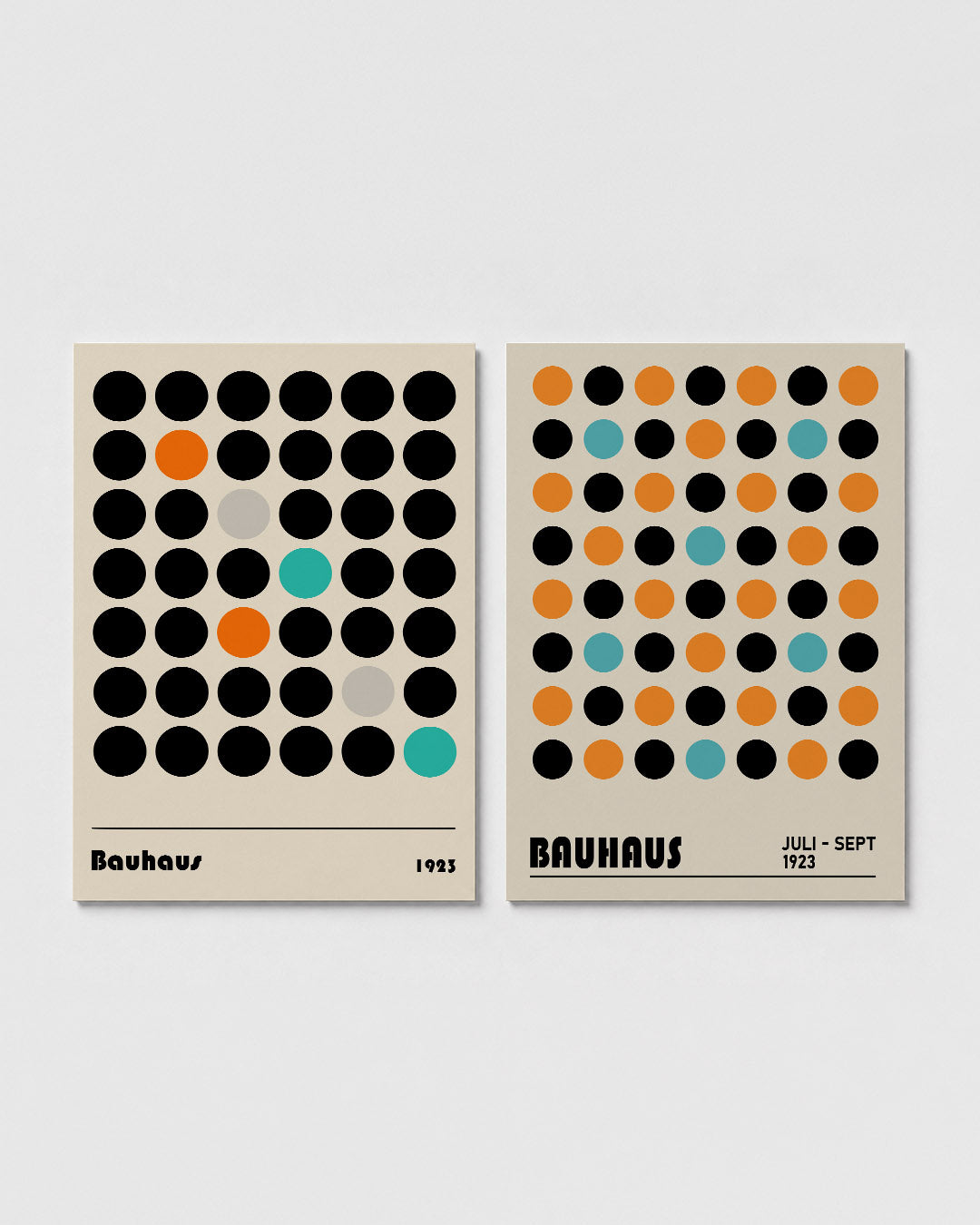 Cirkelpatroon en kleur Posterset