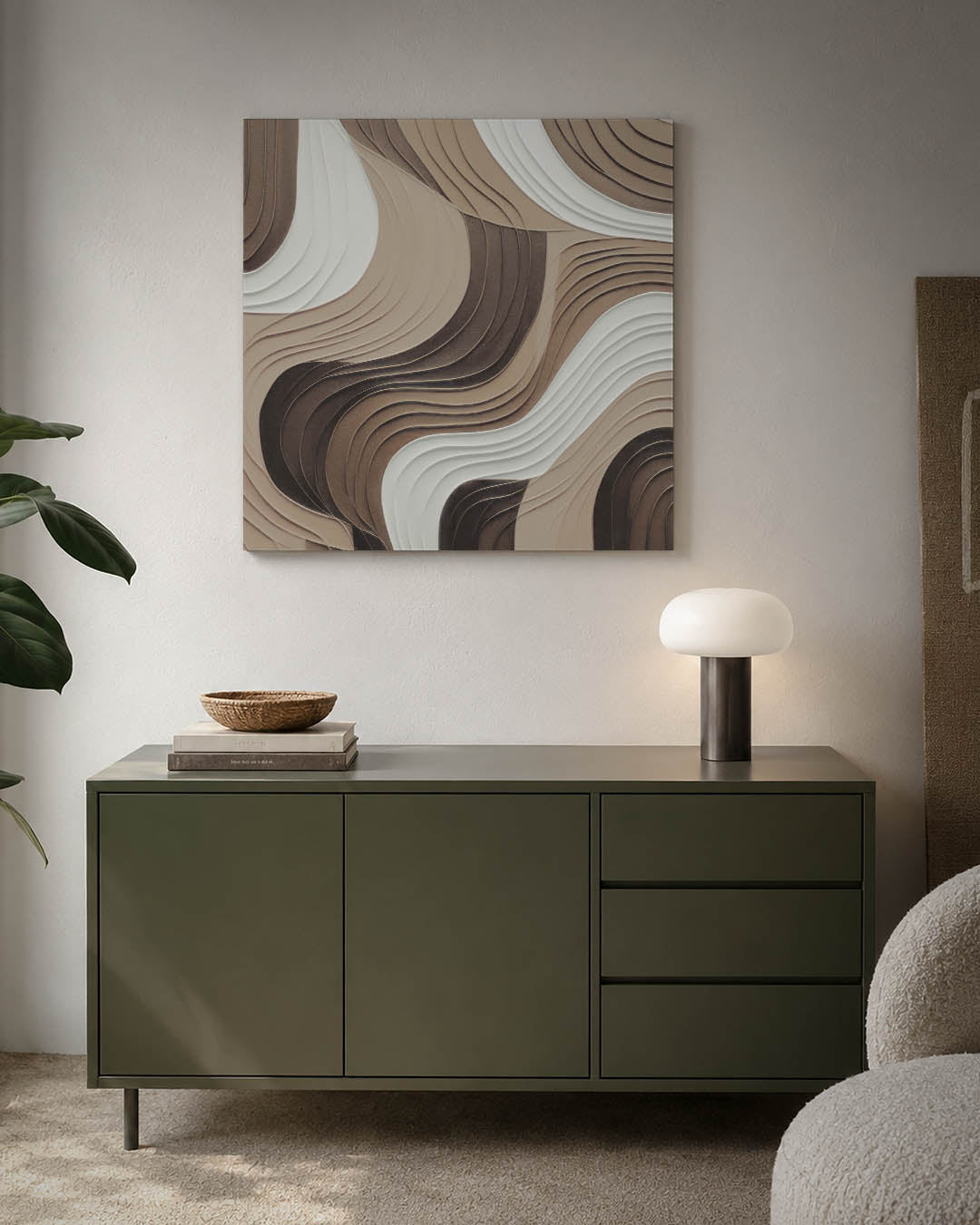 Golvende lijnen Kunstwerk