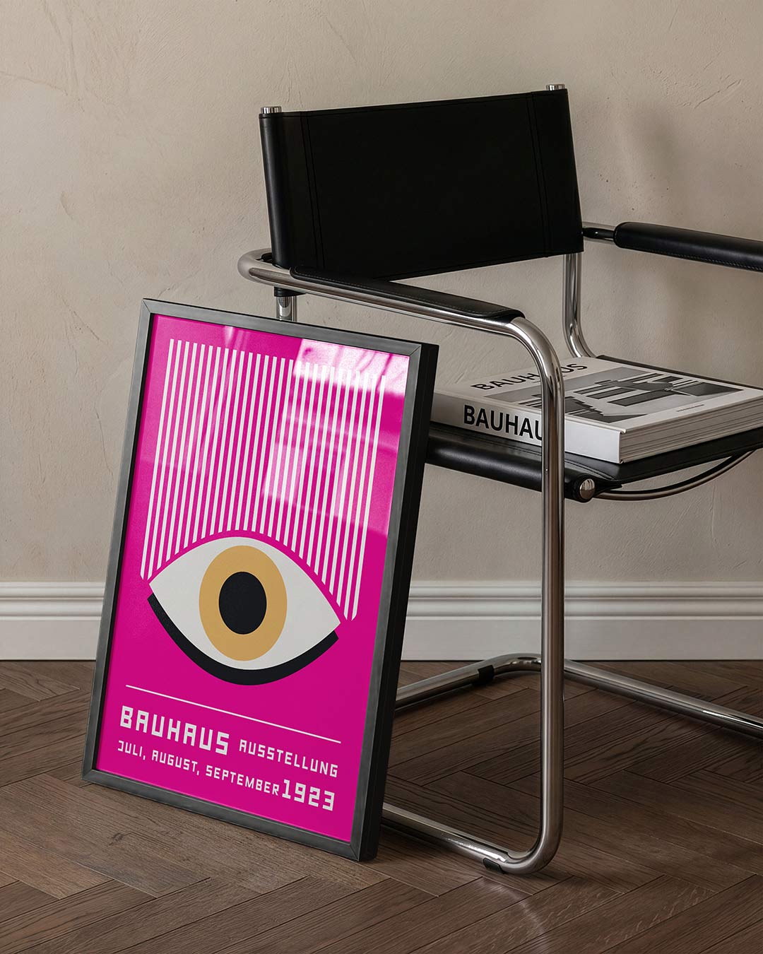 Lijnen en oog Poster