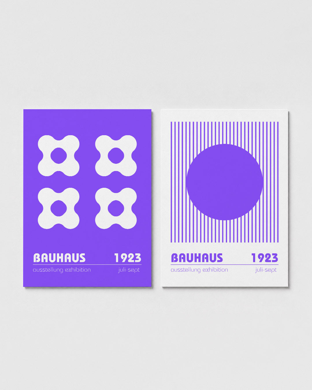 Vormenspel en kleur Posterset