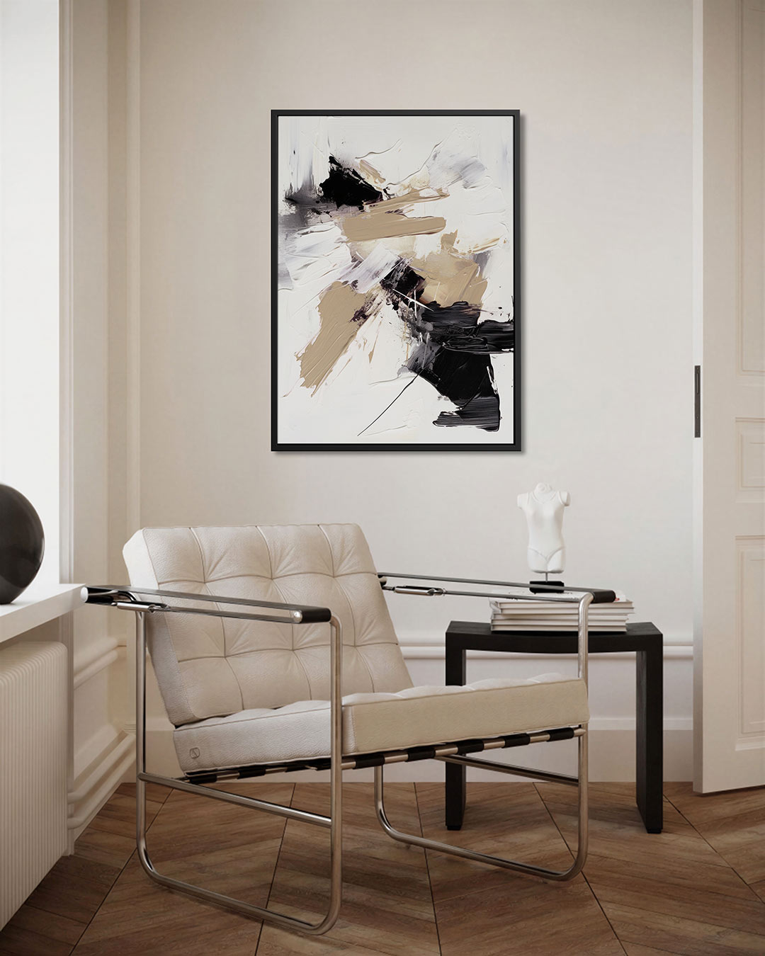 Dynamische kleurvlakken Kunstwerk