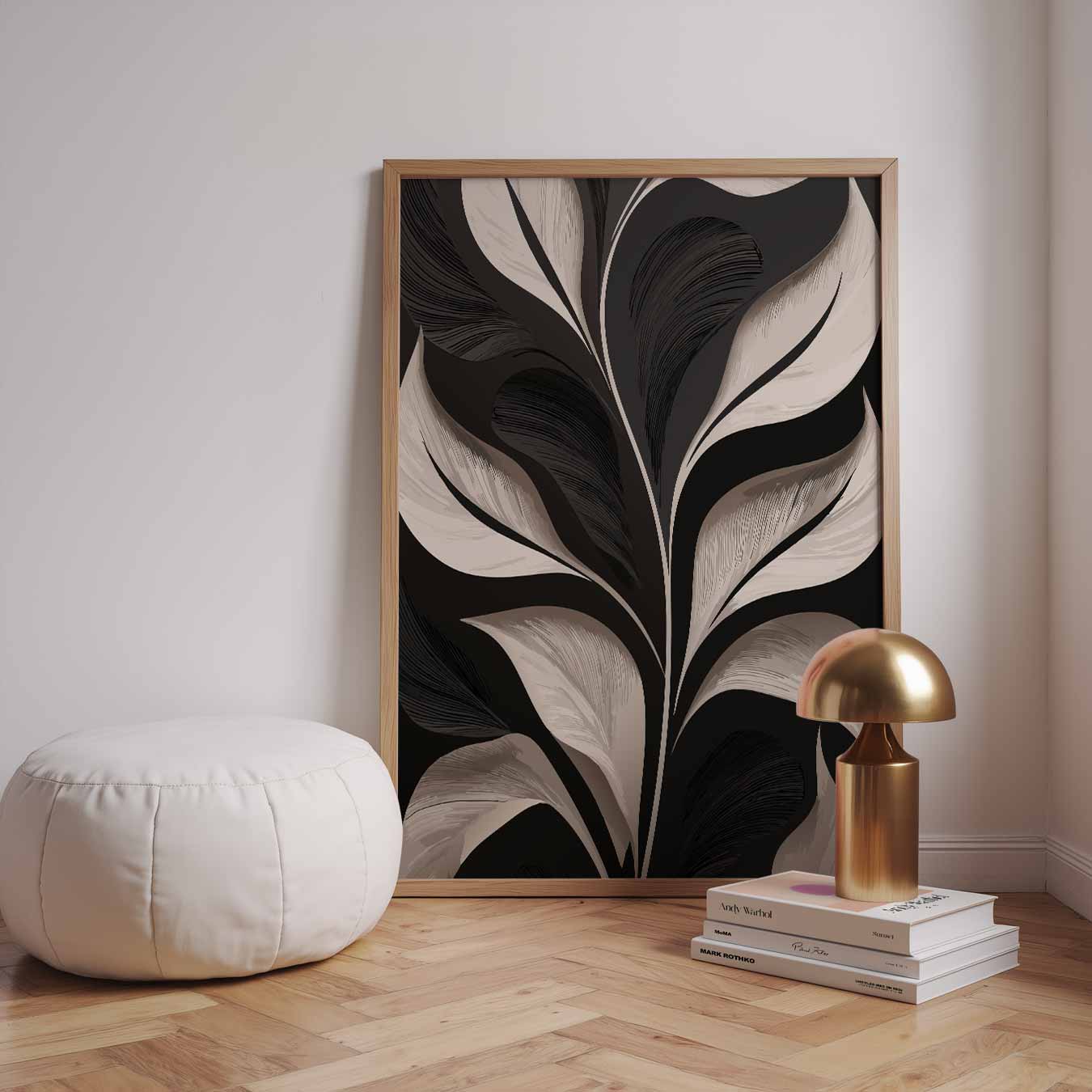 Elegante Botanische Bladeren Poster-WallArtistic