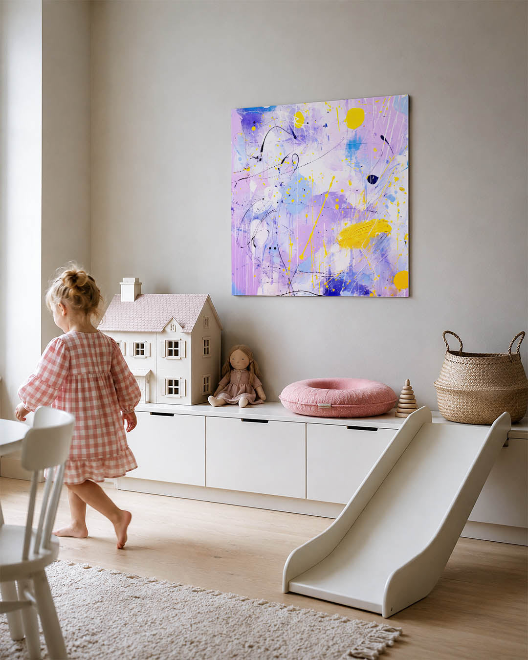 Kleurenexplosie Kunstwerk