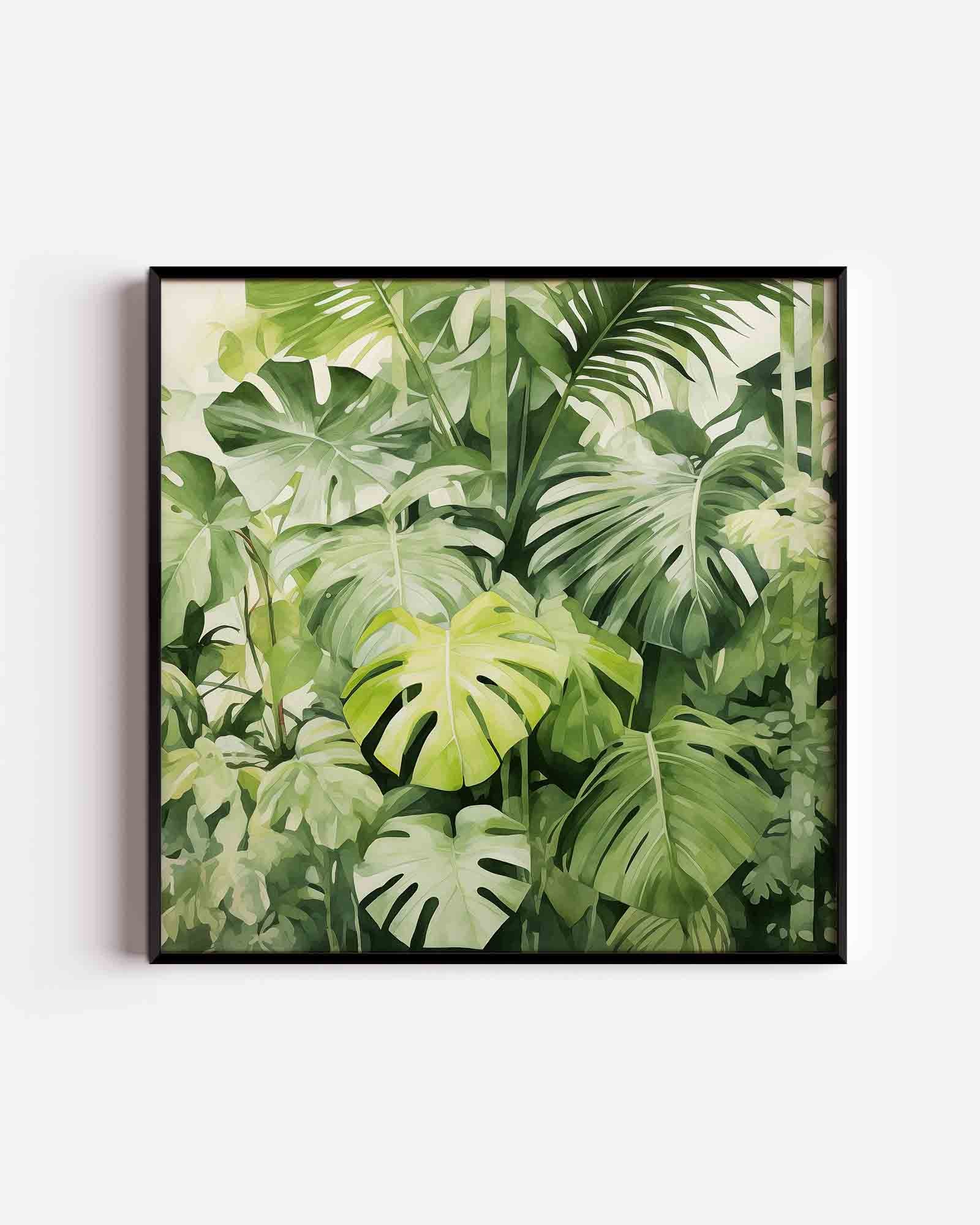 Groene bladeren Poster